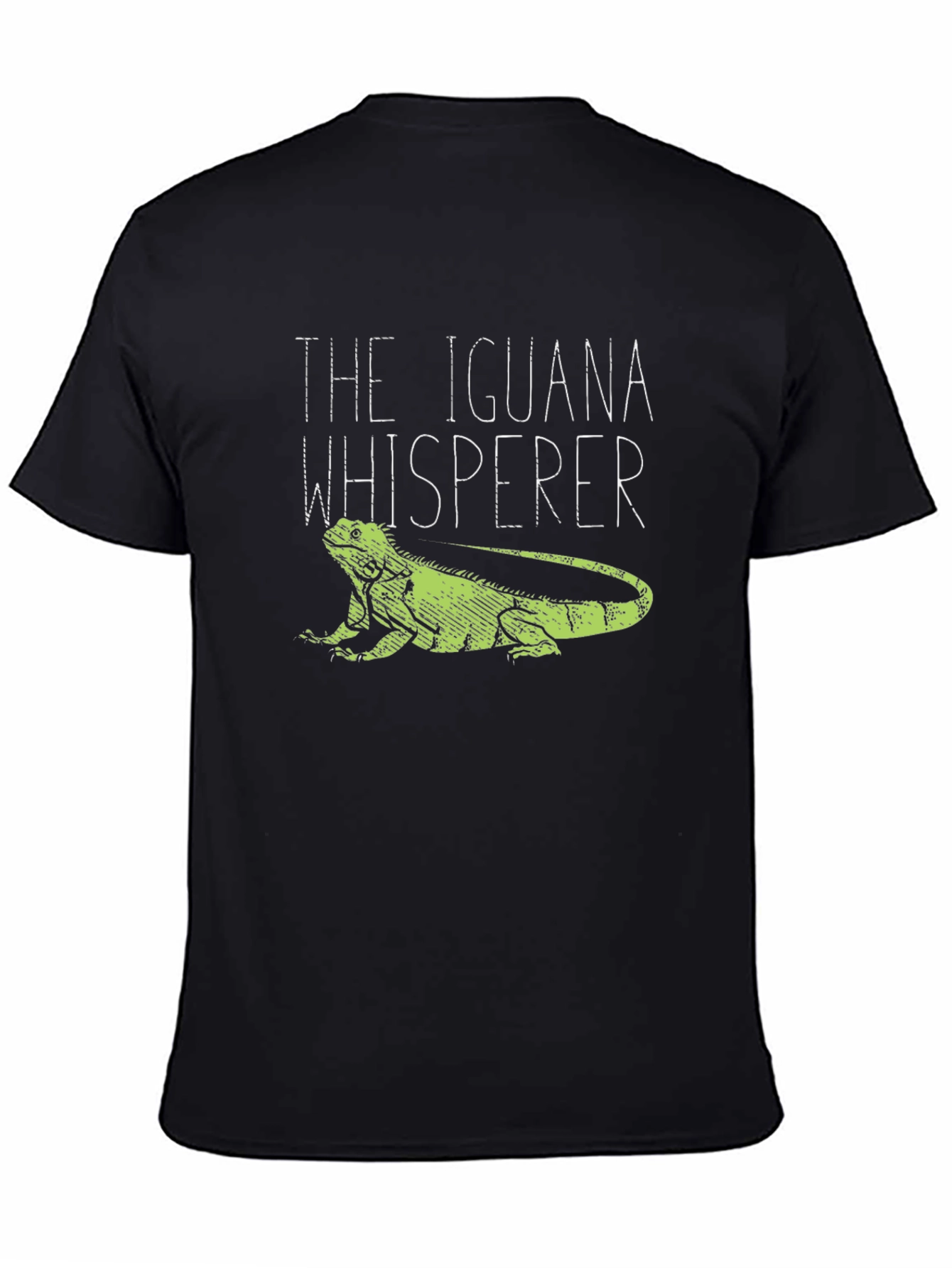 The Iguana Whisperer Graphic Tee - Black Unisex T-Shirt