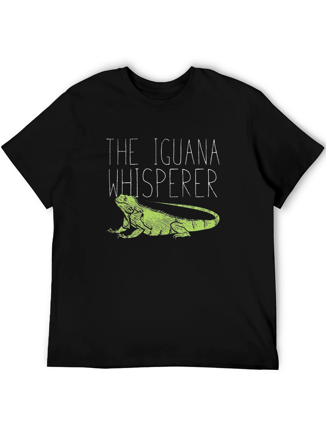 The Iguana Whisperer Graphic Tee - Black Unisex T-Shirt