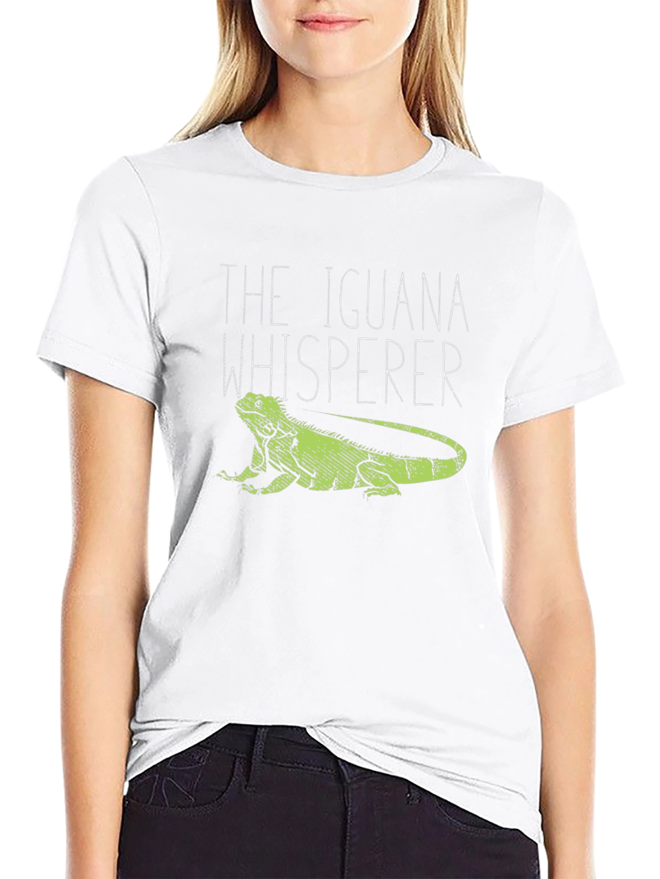 The Iguana Whisperer Graphic Tee - Black Unisex T-Shirt