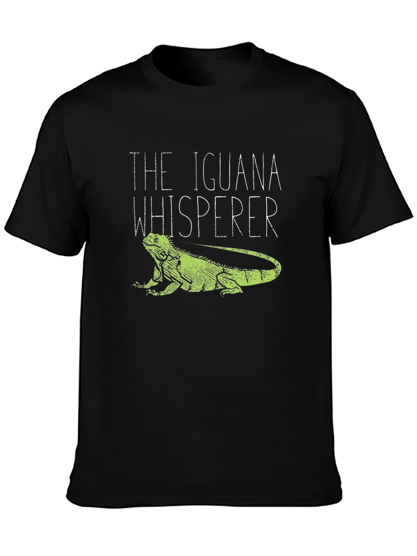 The Iguana Whisperer Graphic Tee - Black Unisex T-Shirt