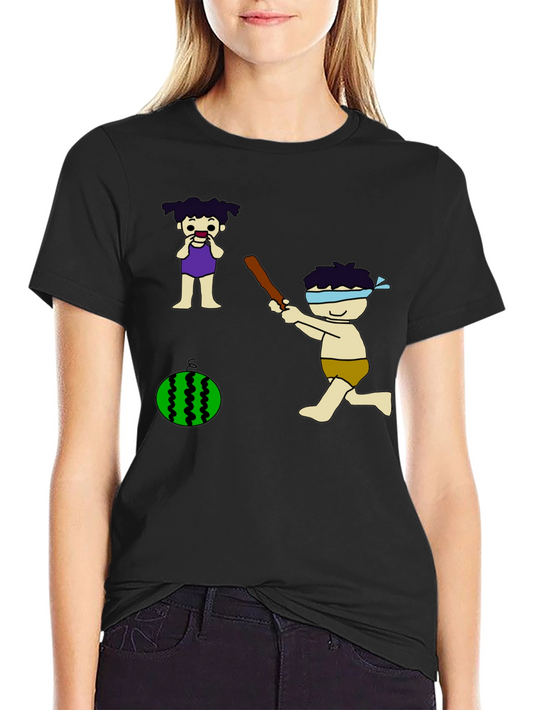 Whimsical Watermelon Smash Graphic Tee