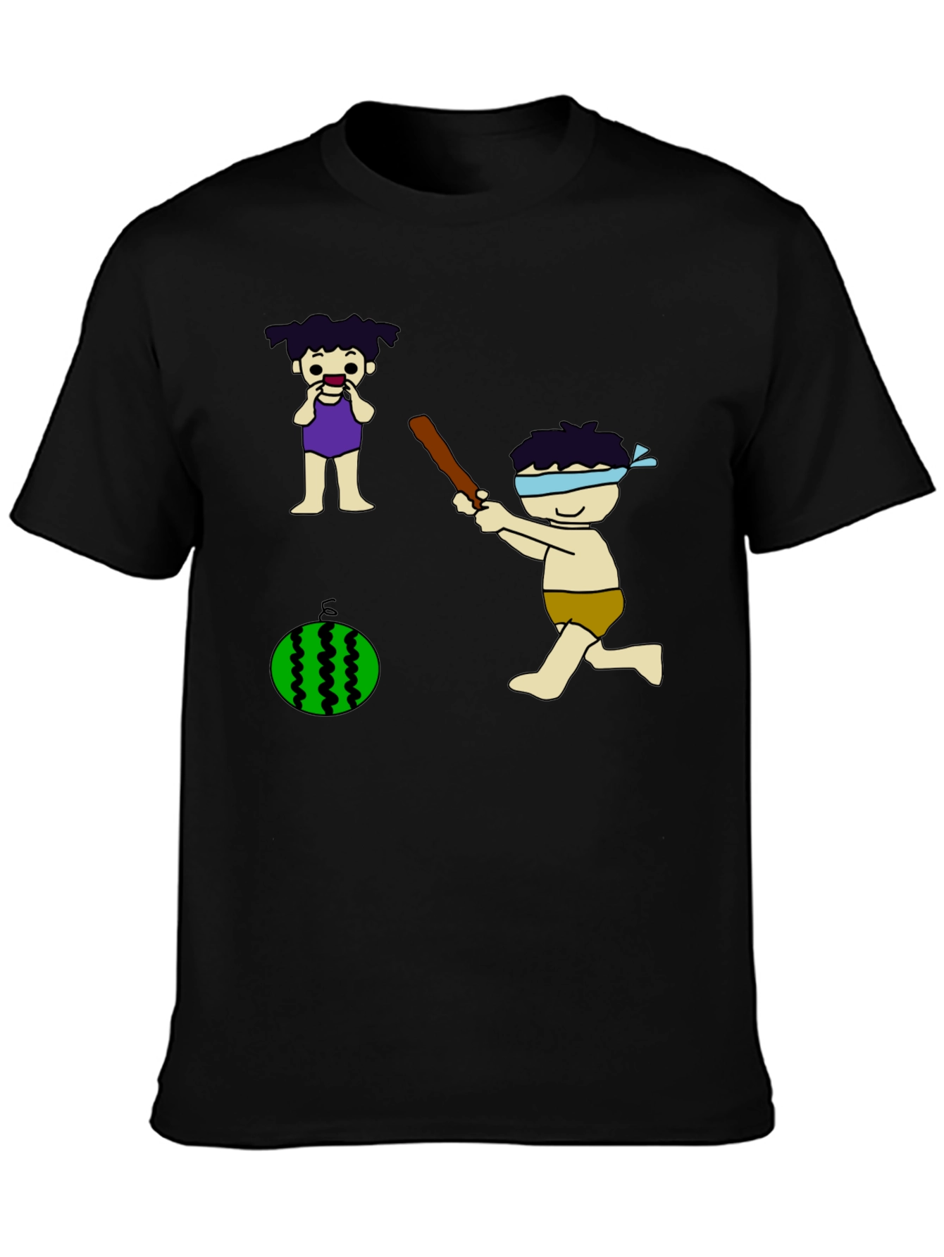 Whimsical Watermelon Smash Graphic Tee