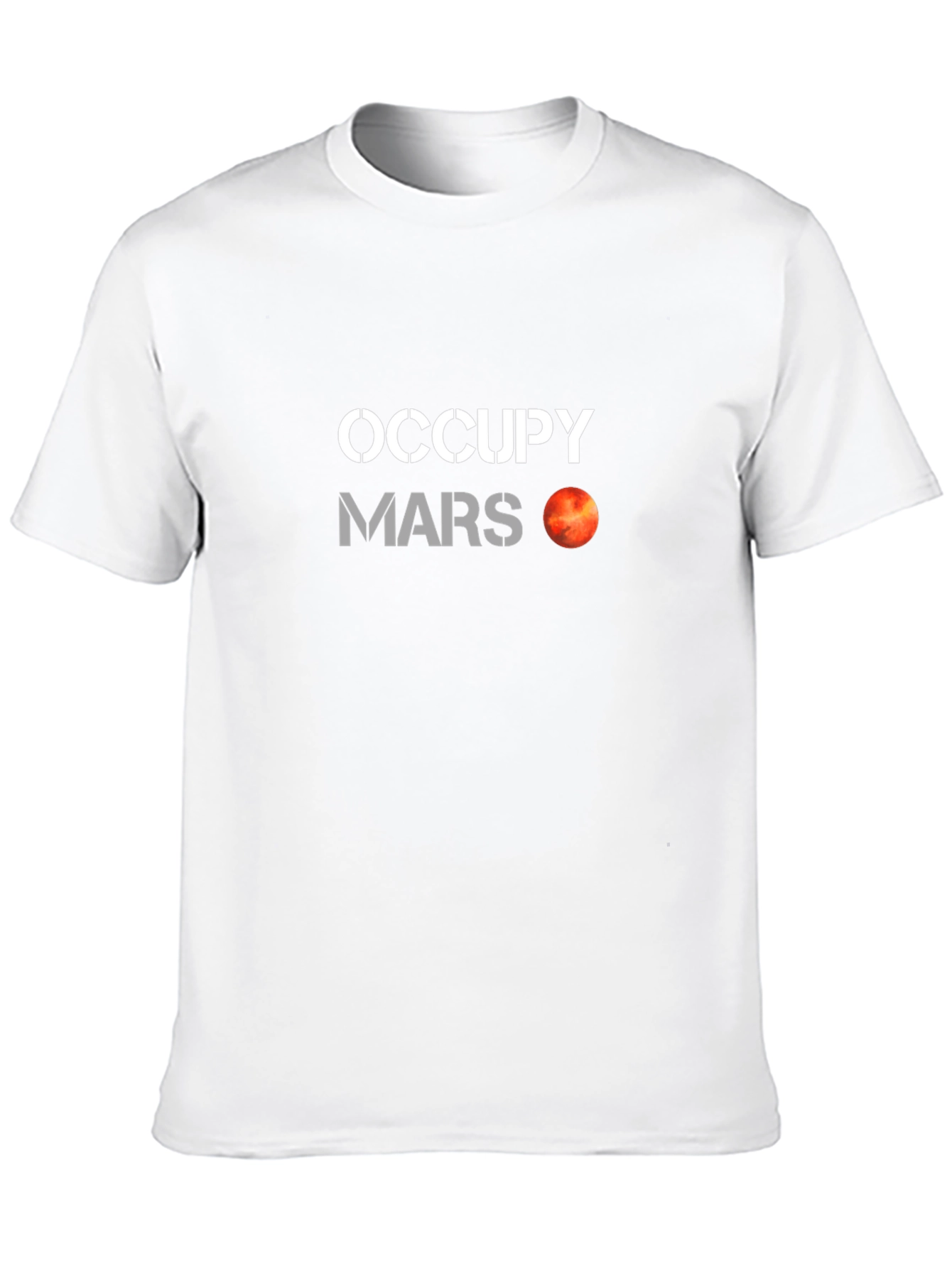 Occupy Mars Graphic T-Shirt - Space Exploration Tee