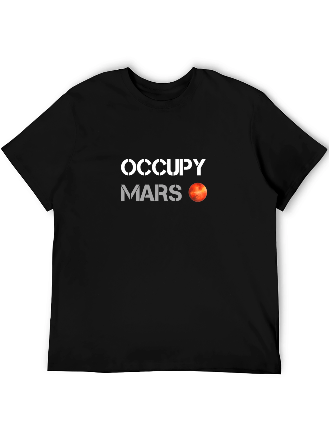 Occupy Mars Graphic T-Shirt - Space Exploration Tee