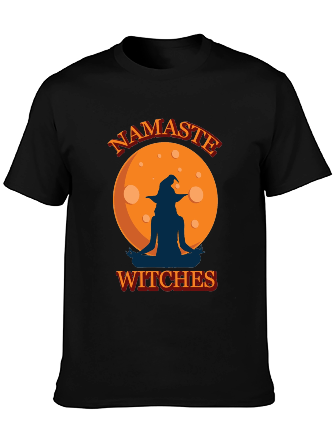 Namaste Witches Graphic Tee - Halloween Yoga Shirt