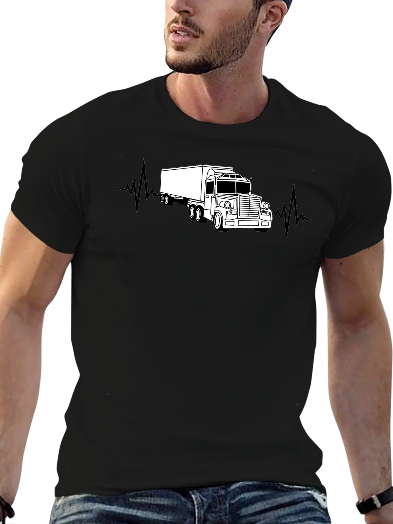 Truck Heartbeat T-Shirt