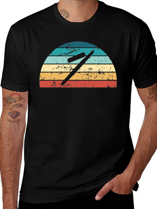 Retro Drummer T-Shirt - Vintage Music Lover Tee