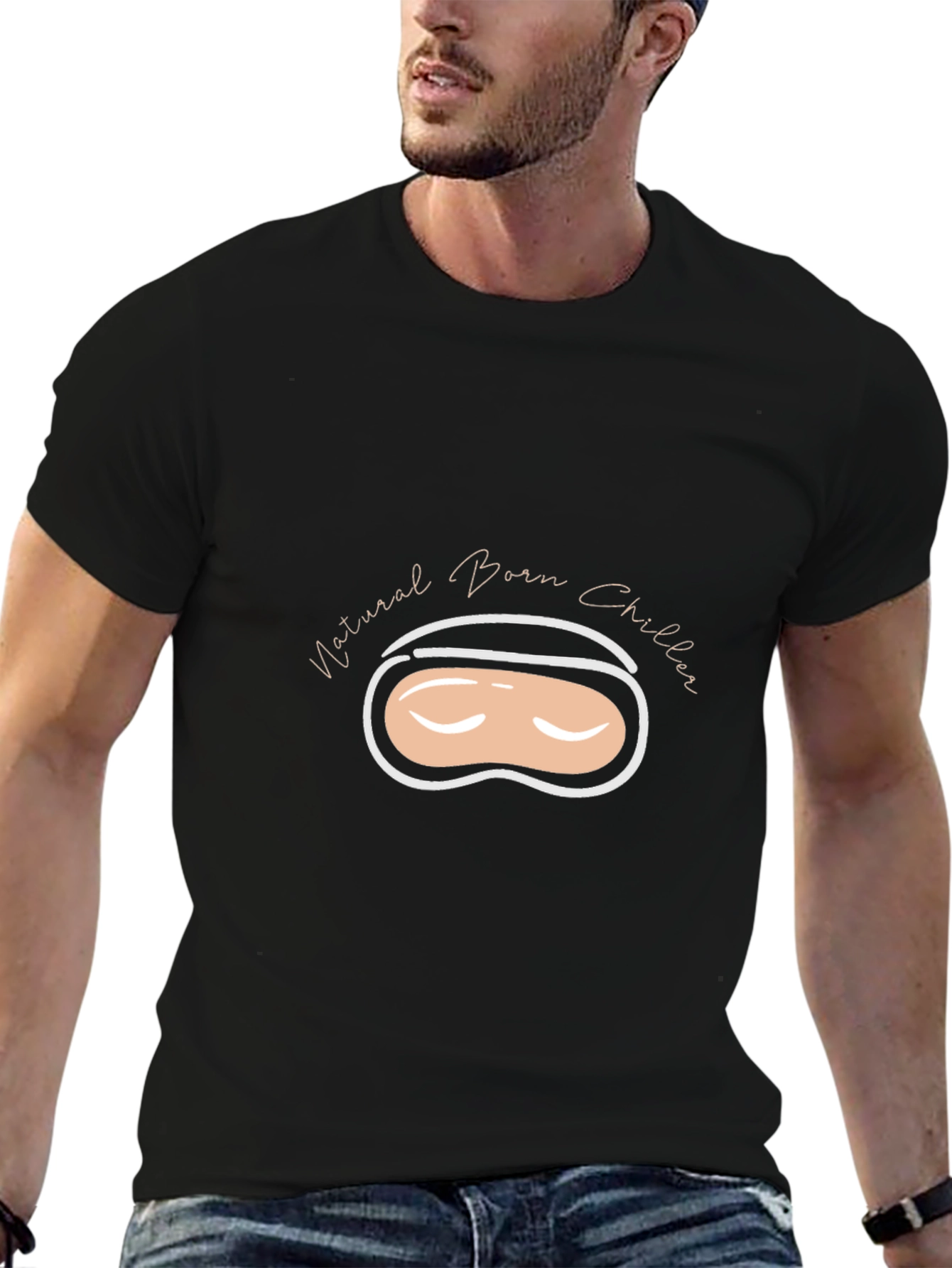 Natural Born Chiller Black T-Shirt