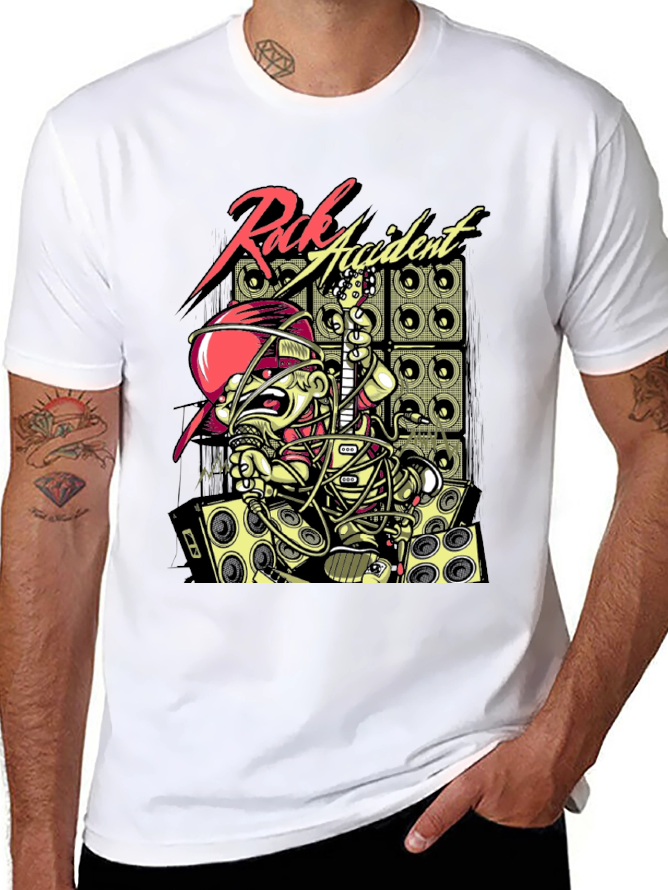 Rock Accident Graphic T-Shirt