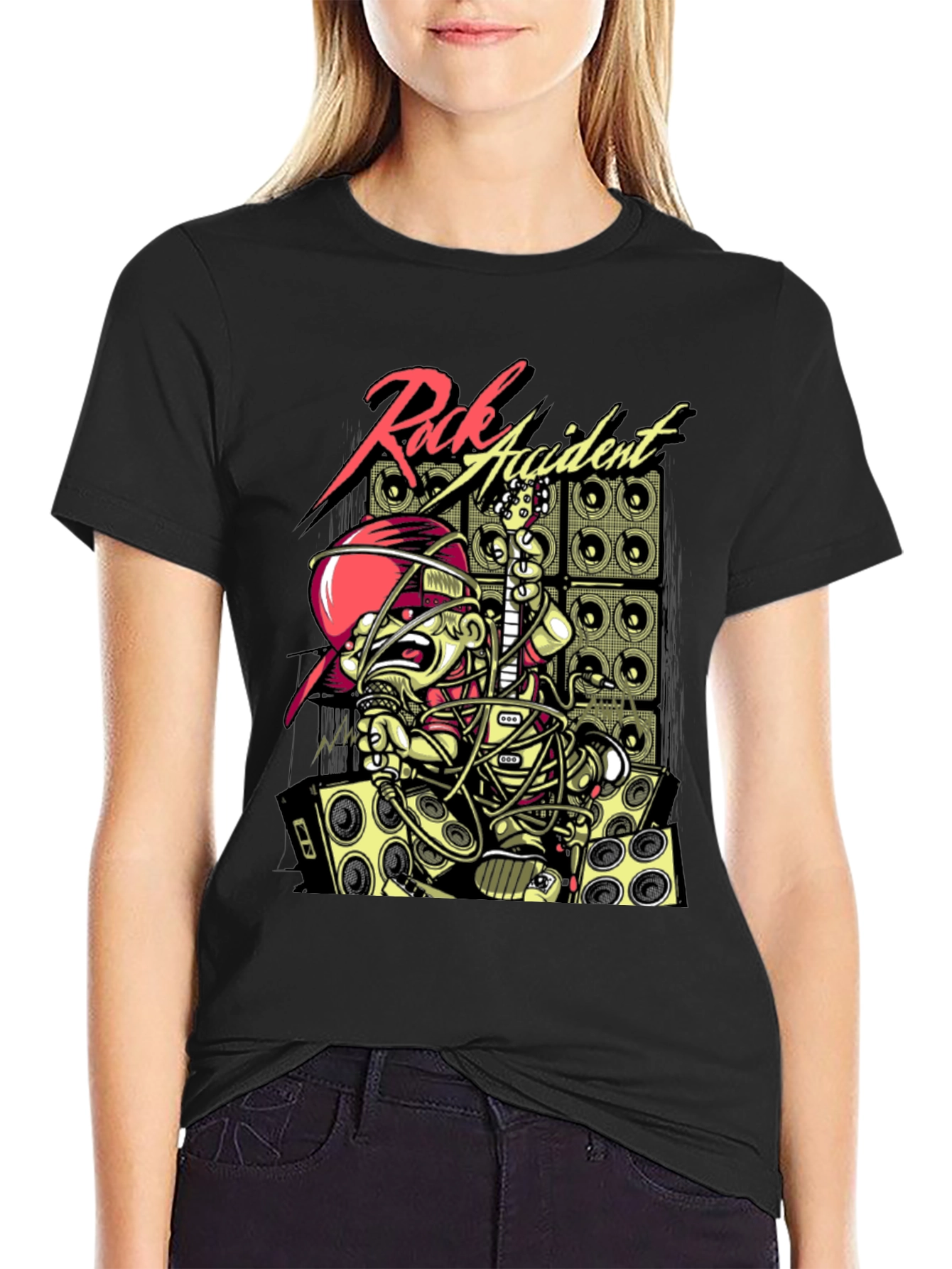 Rock Accident Graphic T-Shirt