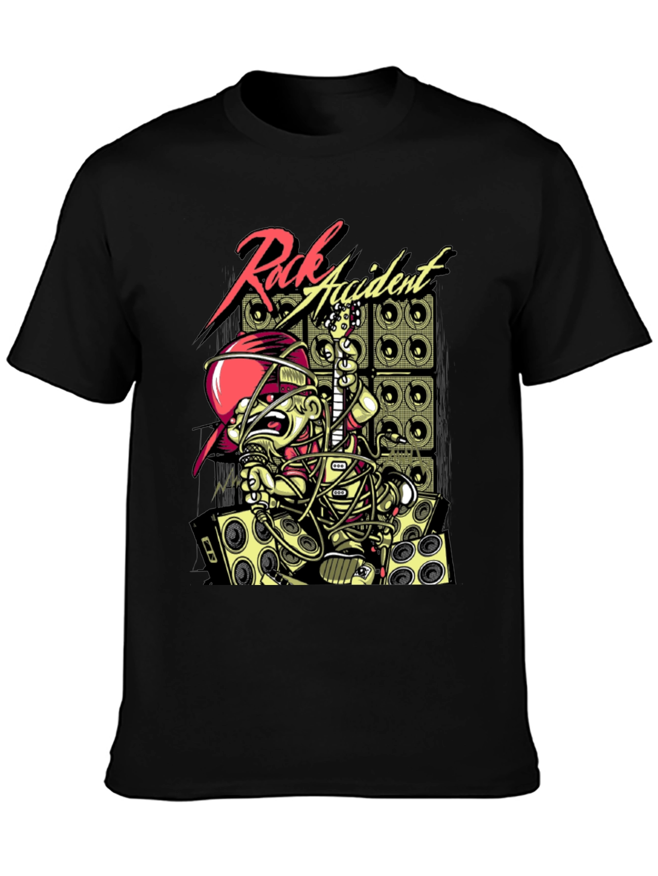 Rock Accident Graphic T-Shirt