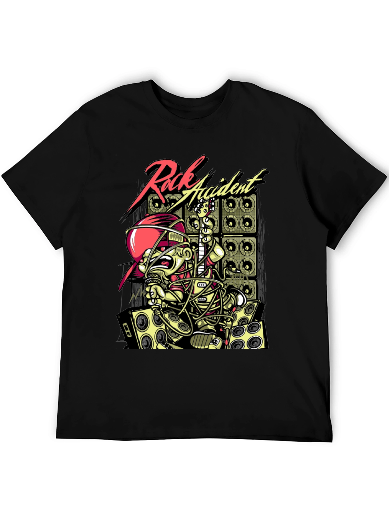 Rock Accident Graphic T-Shirt