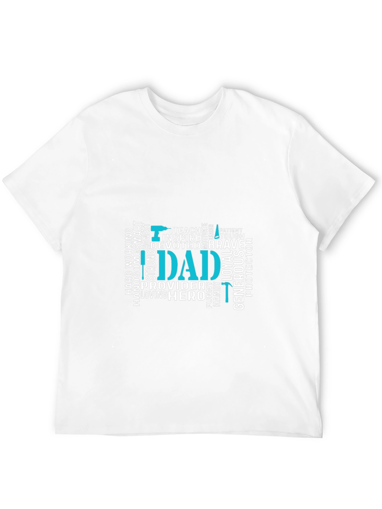 Dad Word Art Graphic T-Shirt