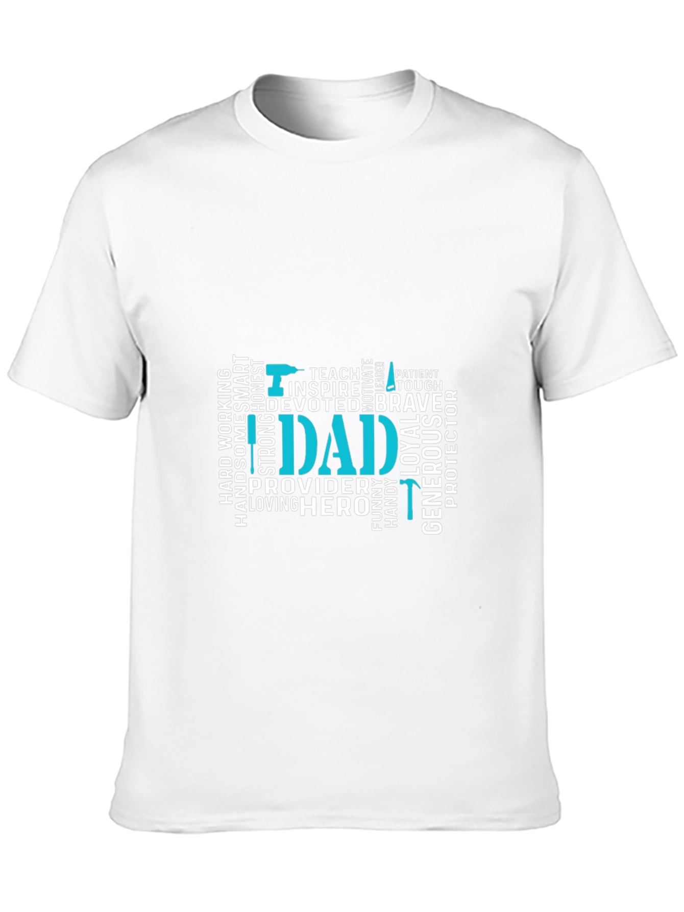 Dad Word Art Graphic T-Shirt