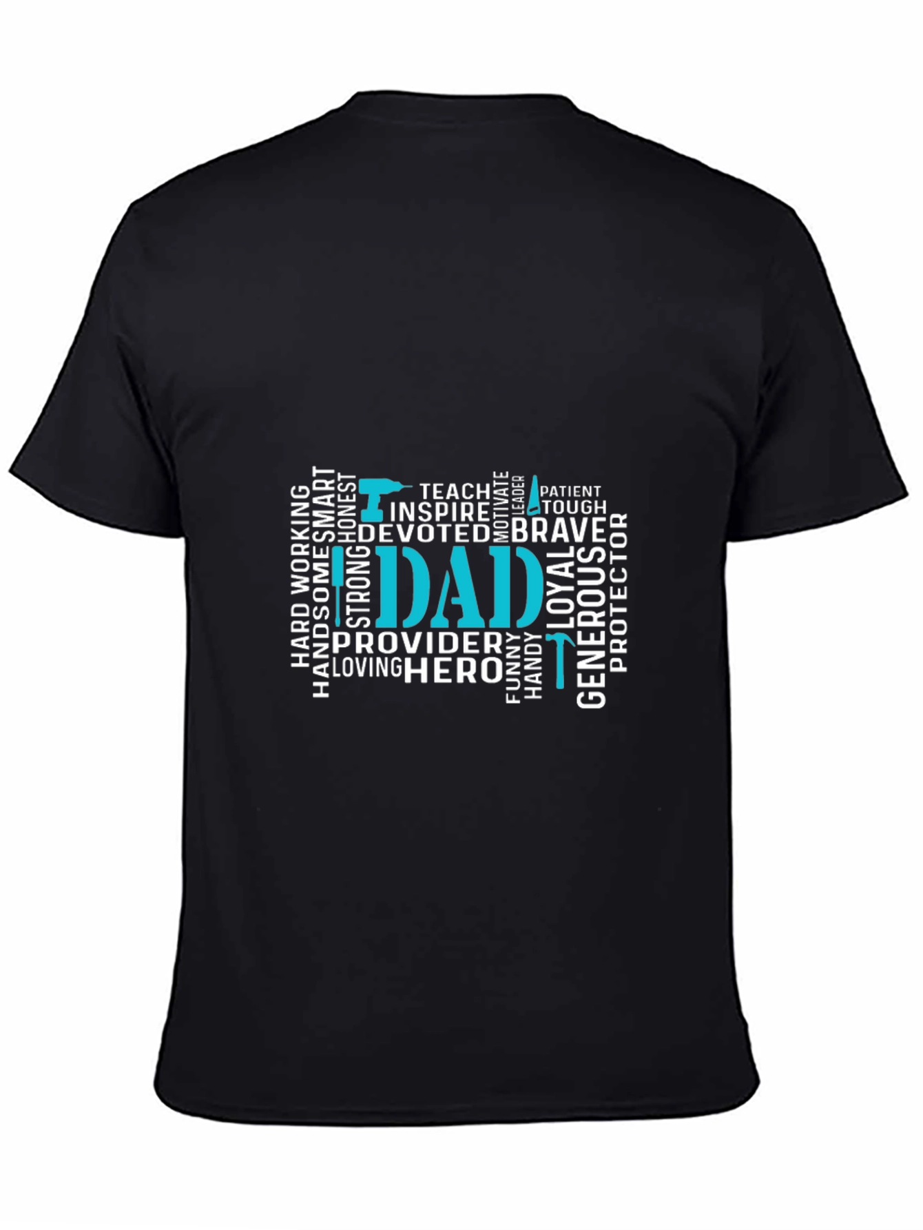 Dad Word Art Graphic T-Shirt