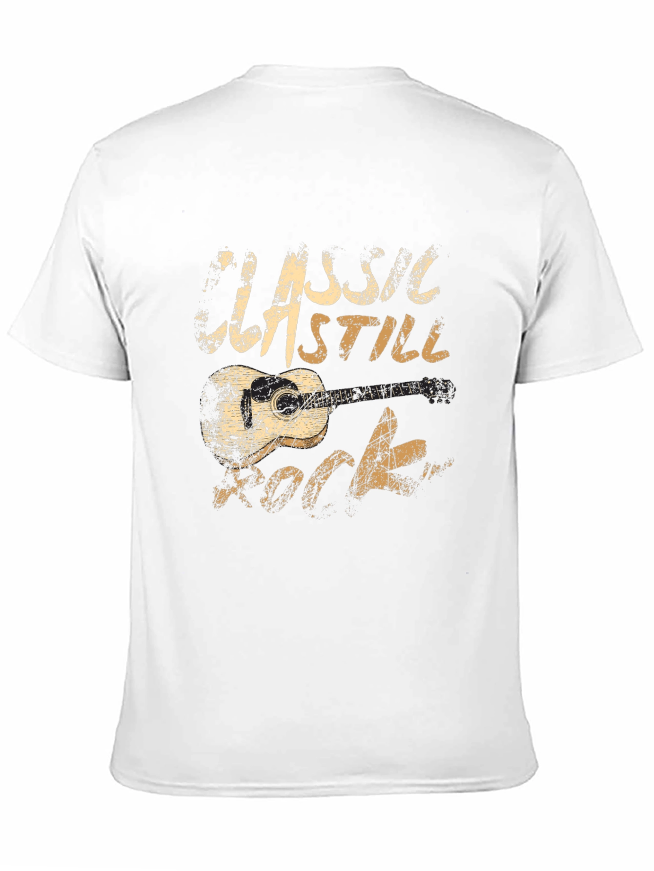 Classic Still Rock Guitar Graphic T-Shirt