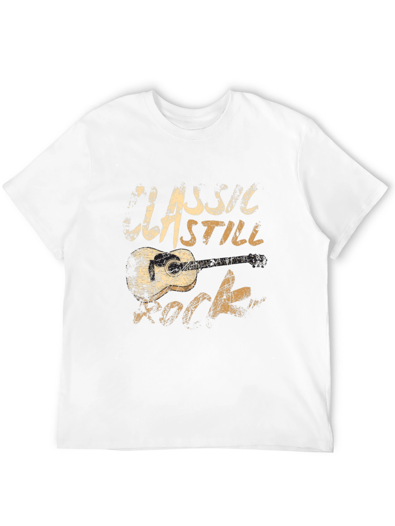 Classic Still Rock Guitar Graphic T-Shirt