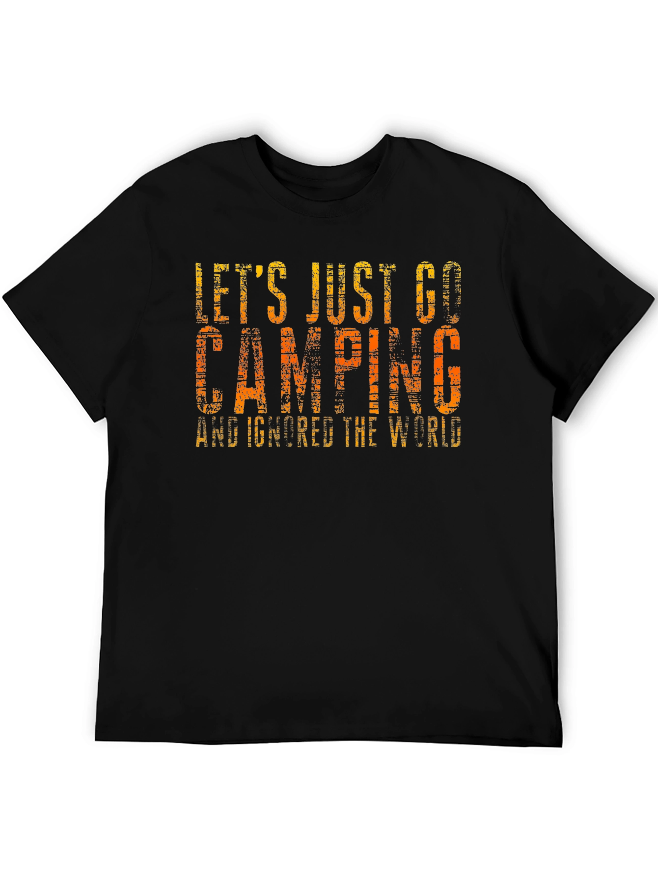 Lets Just Go Camping Graphic Tee