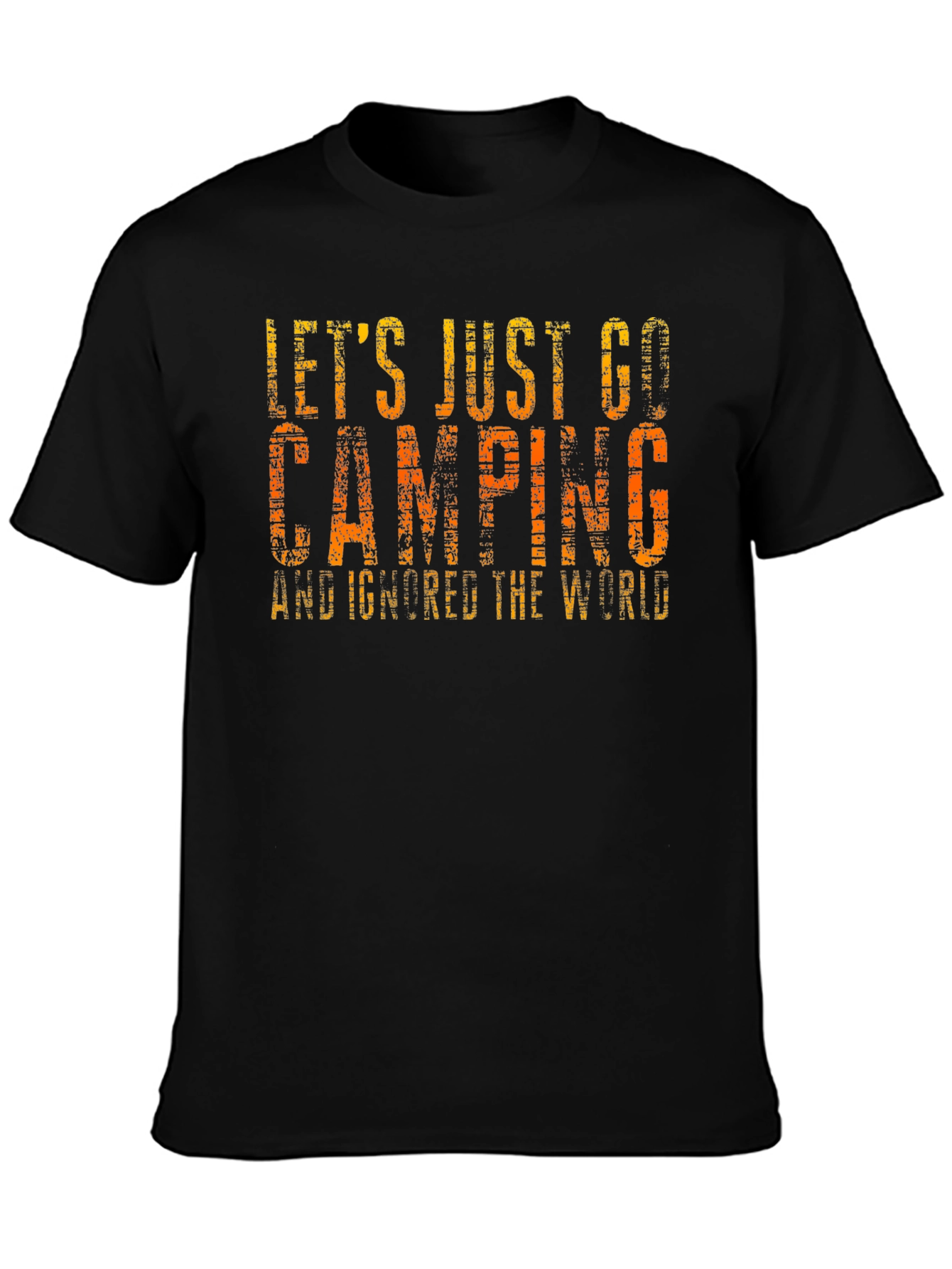 Lets Just Go Camping Graphic Tee