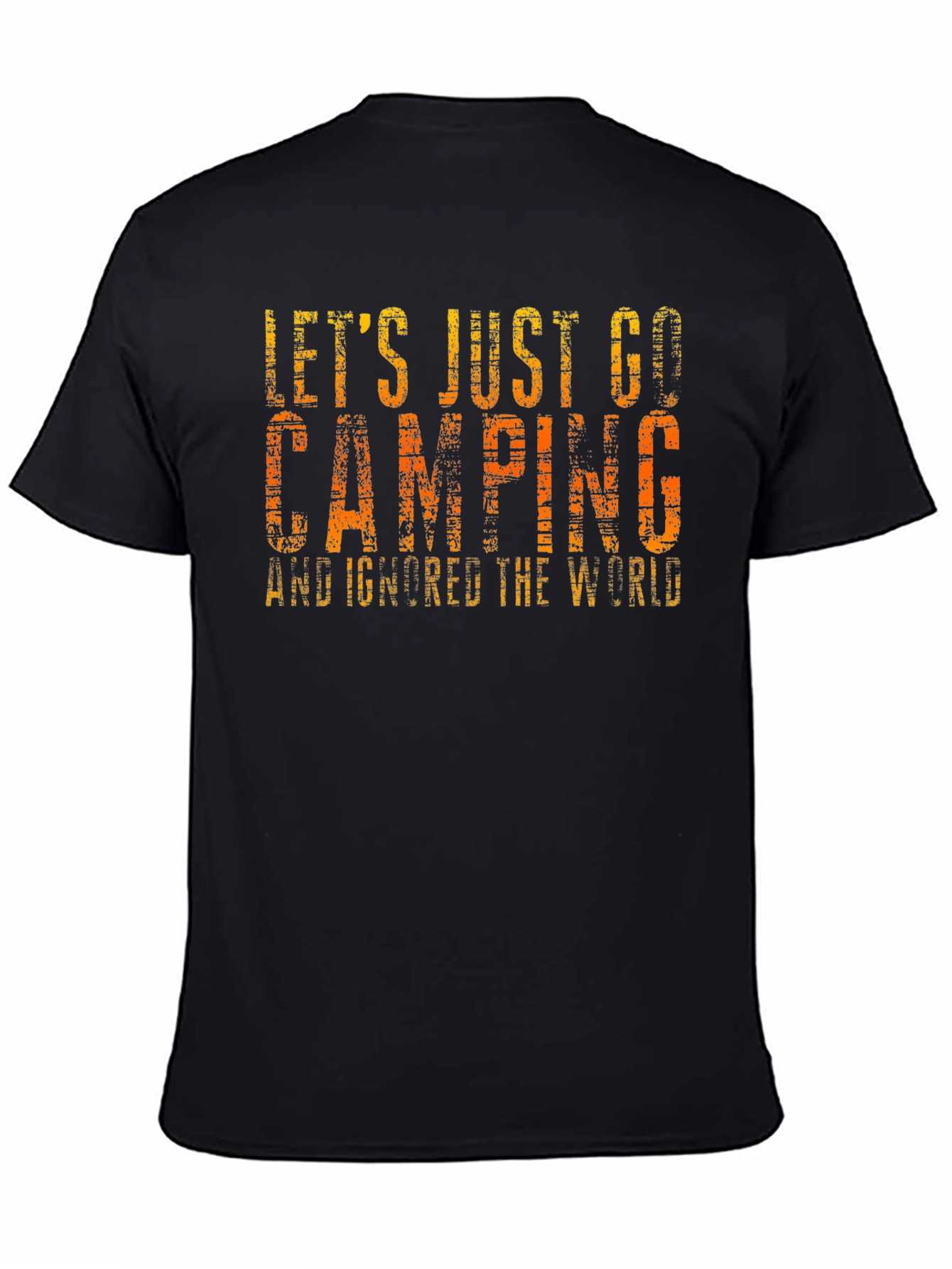 Lets Just Go Camping Graphic Tee