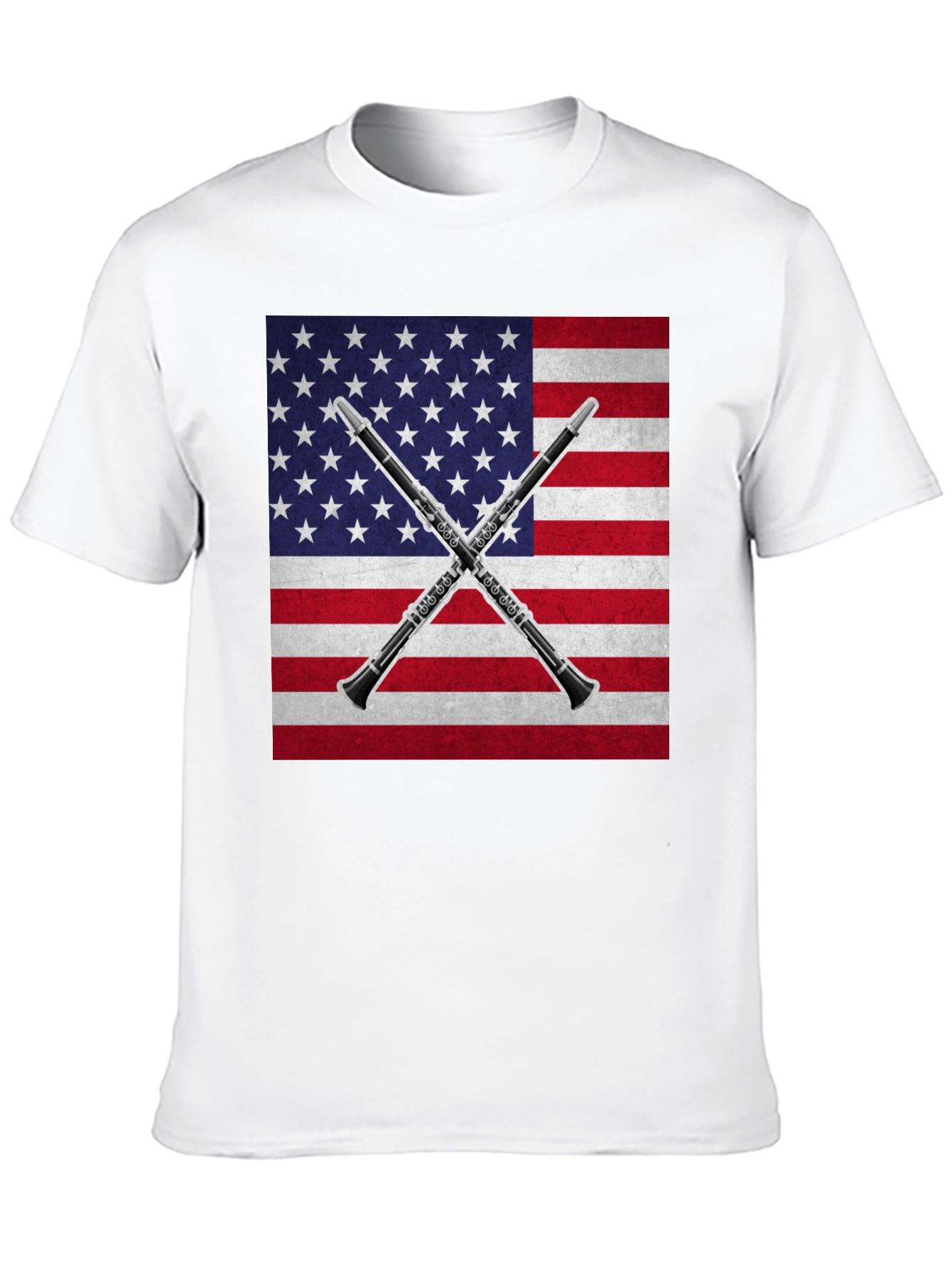 American Flag Clarinet T-Shirt