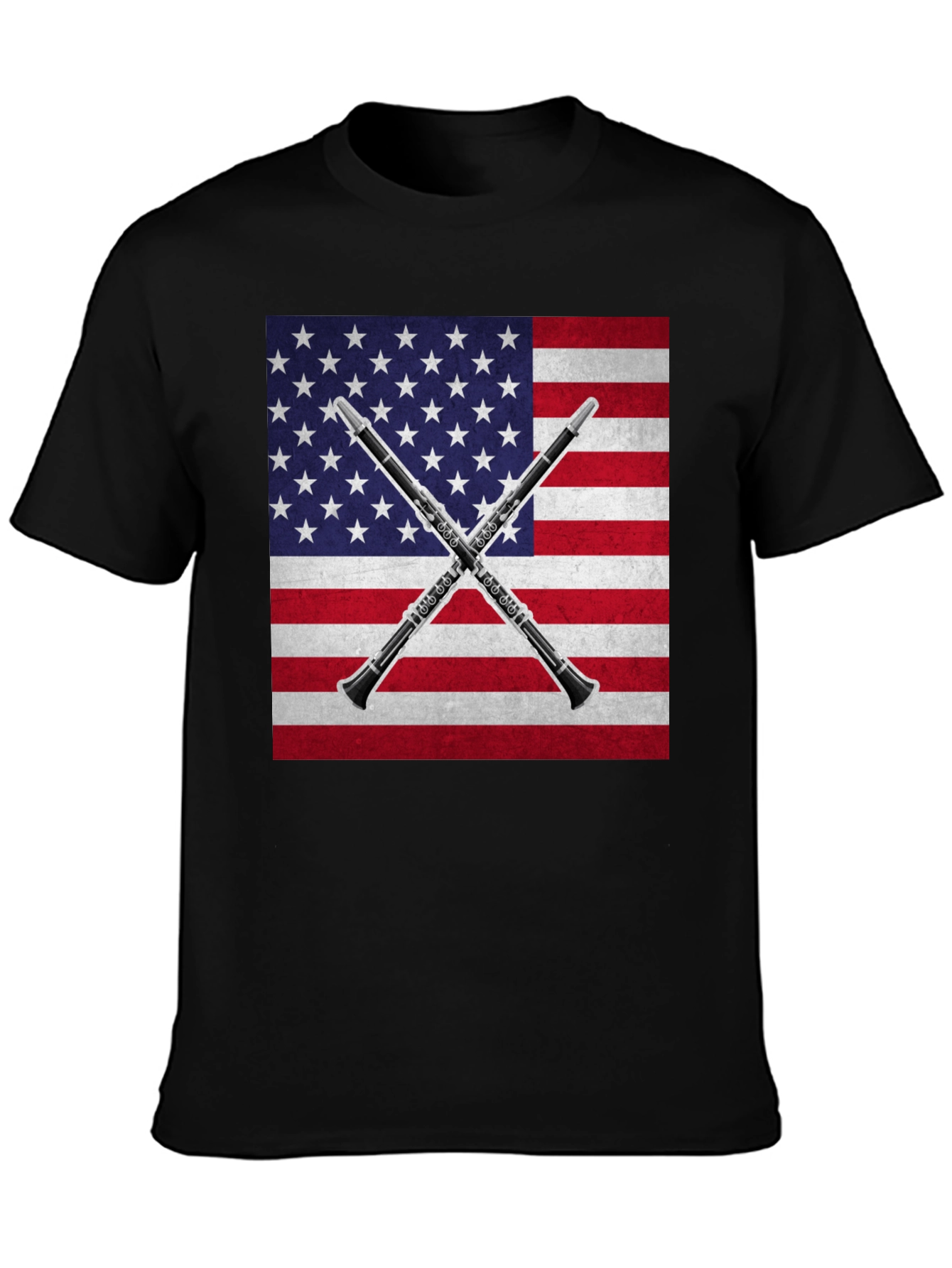 American Flag Clarinet T-Shirt