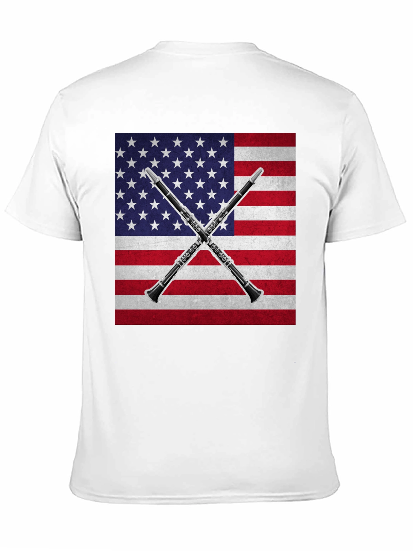 American Flag Clarinet T-Shirt