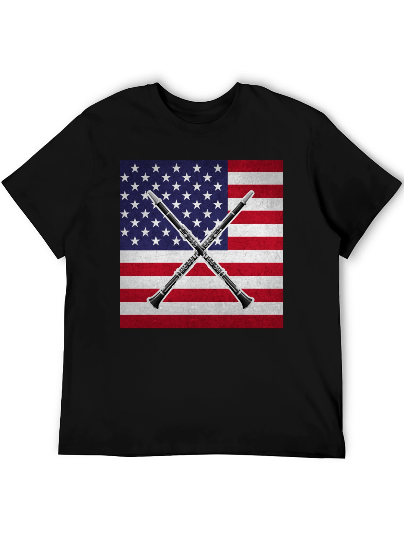 American Flag Clarinet T-Shirt