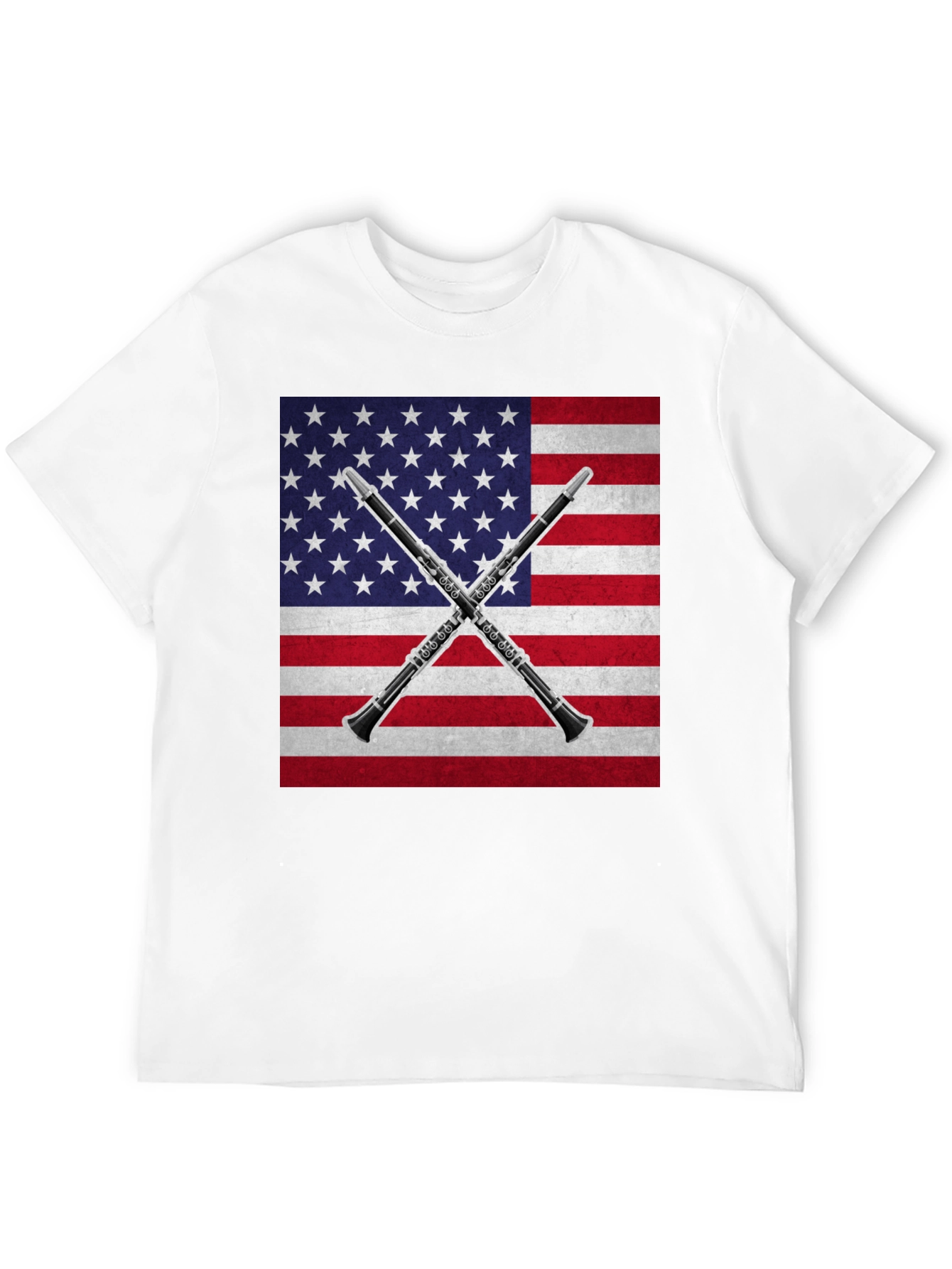 American Flag Clarinet T-Shirt