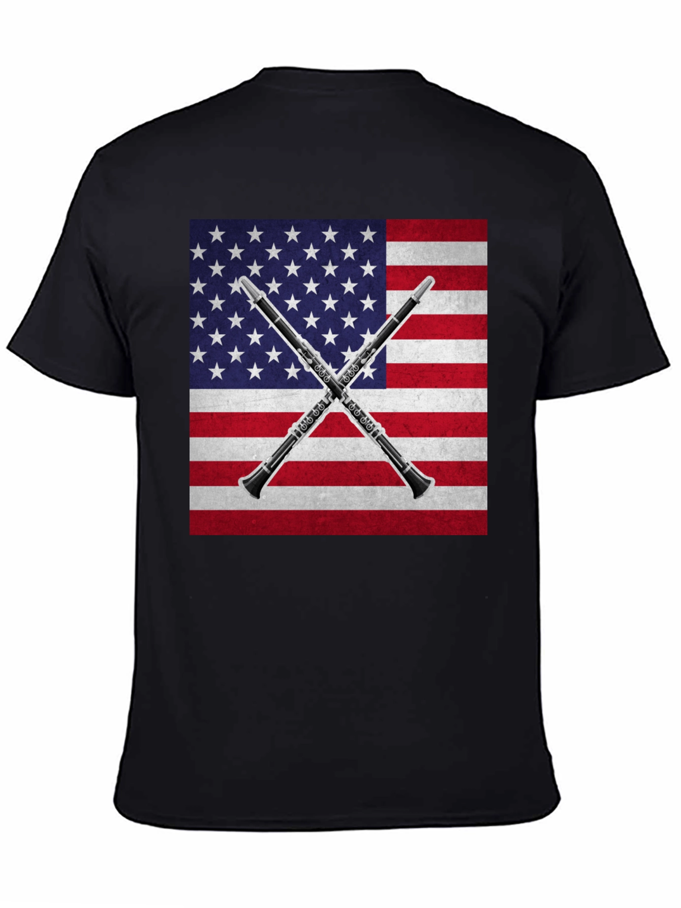 American Flag Clarinet T-Shirt
