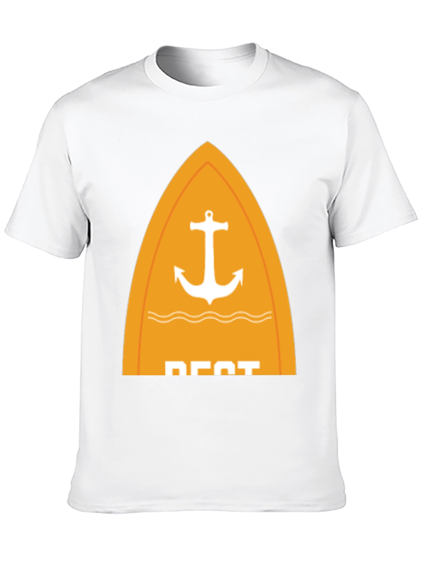 Nautical Anchor Graphic Tee - Stylish Black T-Shirt