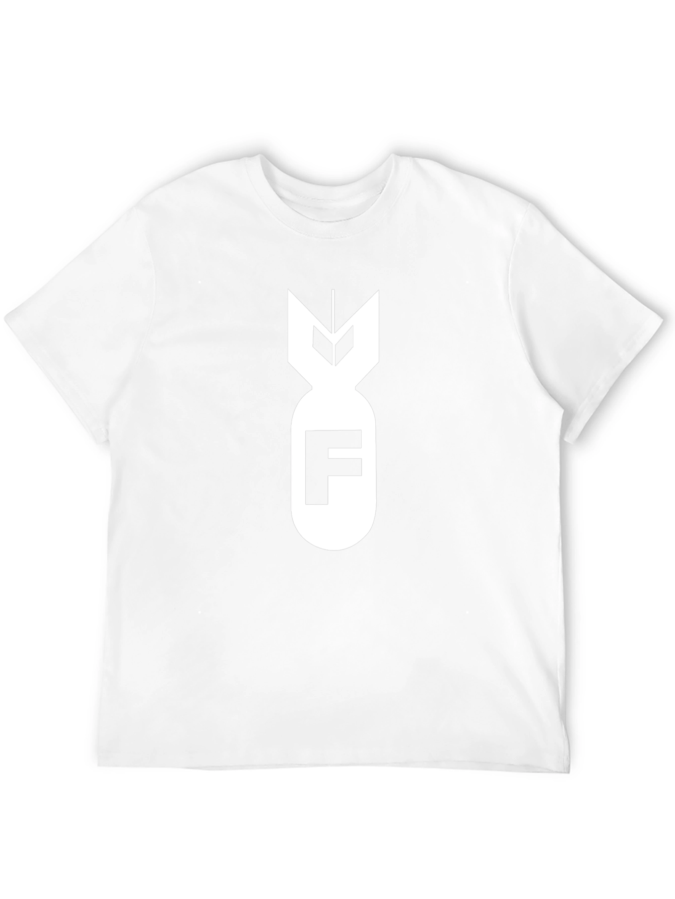 F-Bomb Graphic Tee - Black Cotton Blend T-Shirt