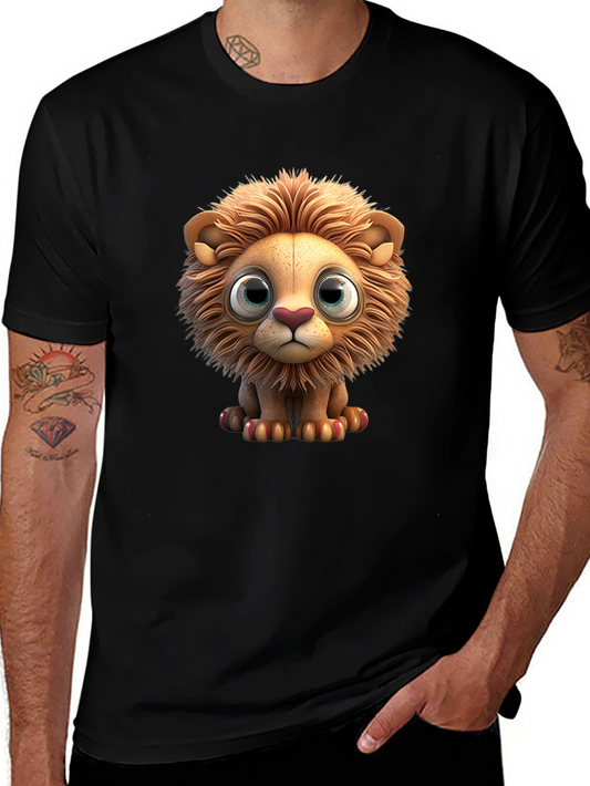 Cute Lion Graphic T-Shirt