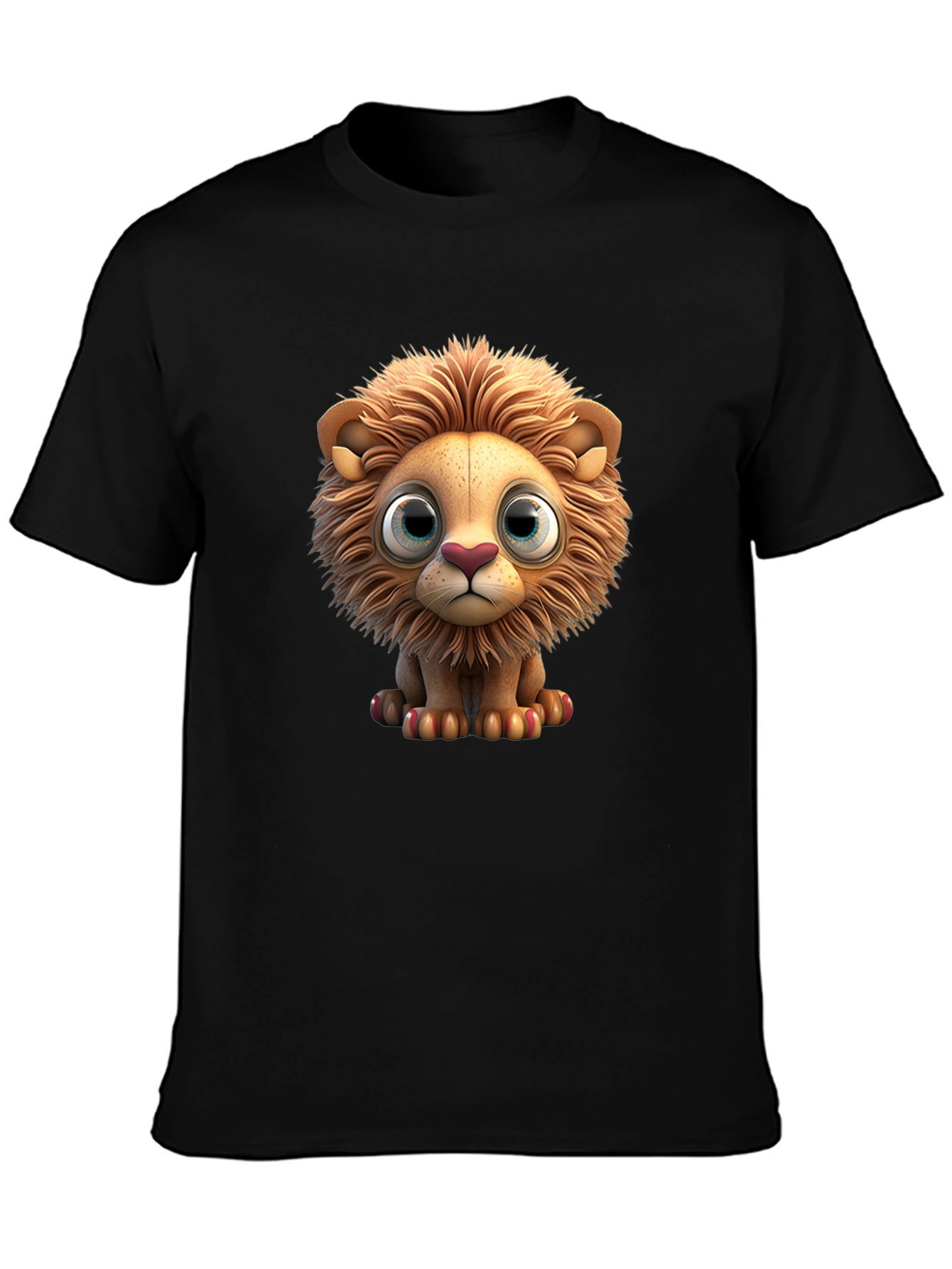 Cute Lion Graphic T-Shirt