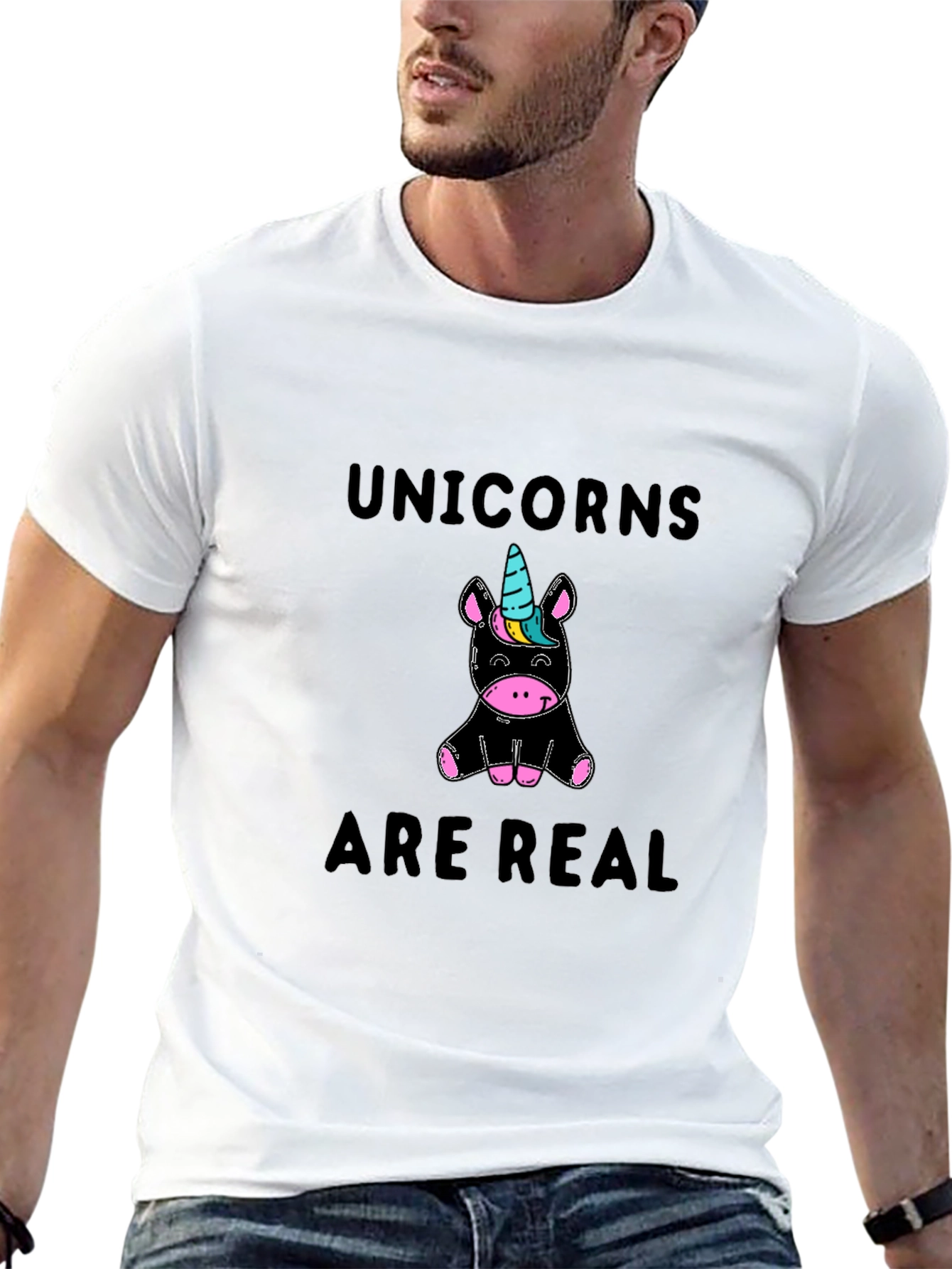 Unicorns Are Real Graphic Tee