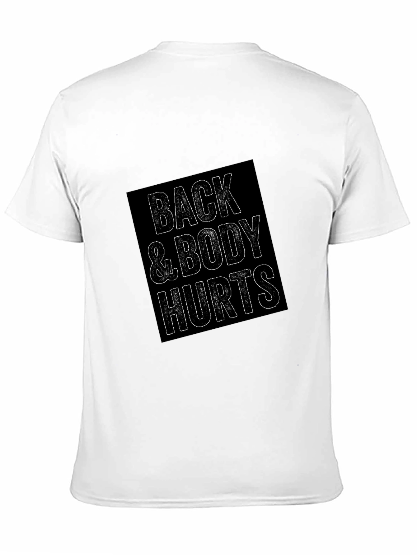Back & Body Hurts Graphic Tee - Black