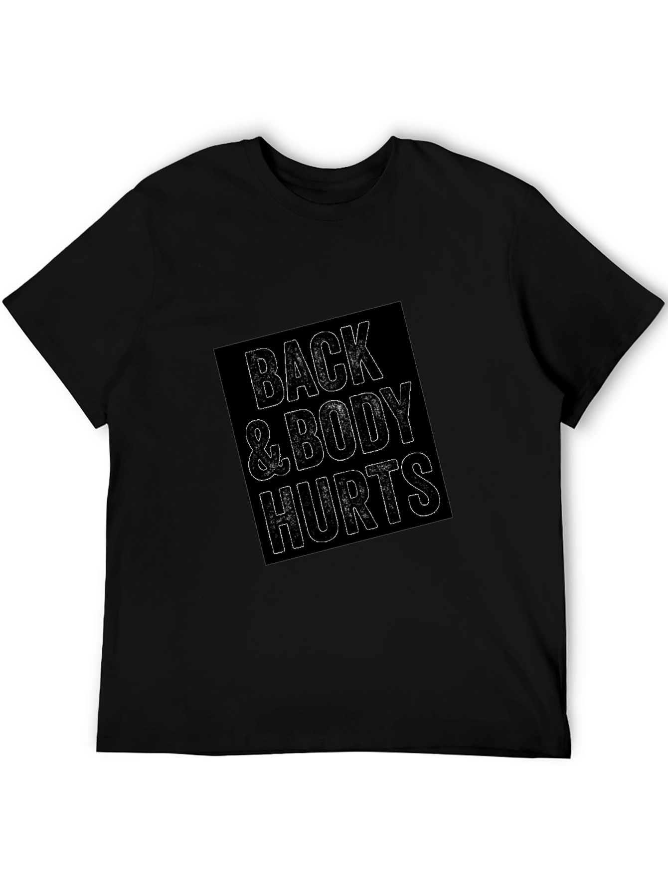 Back & Body Hurts Graphic Tee - Black