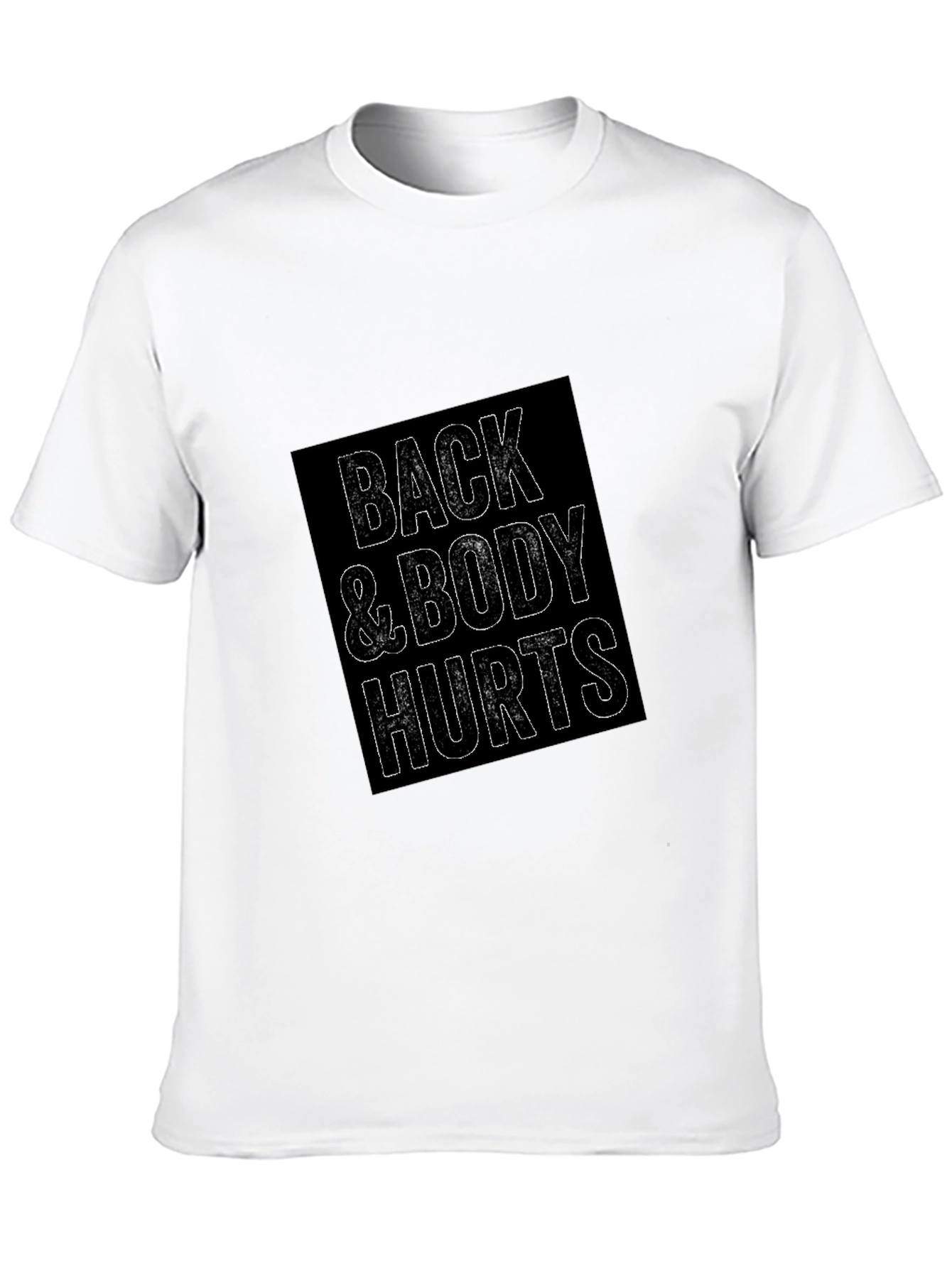 Back & Body Hurts Graphic Tee - Black