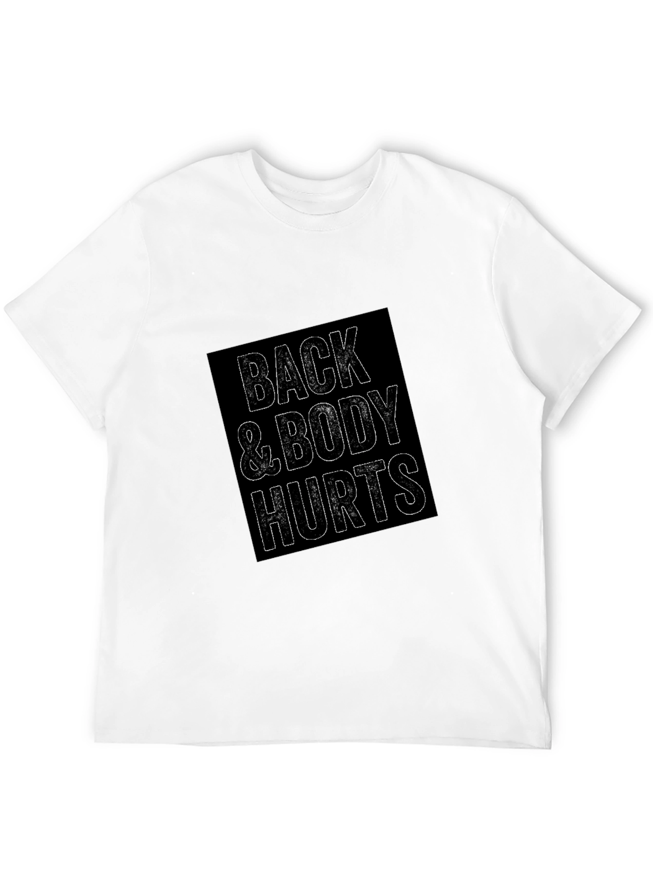 Back & Body Hurts Graphic Tee - Black