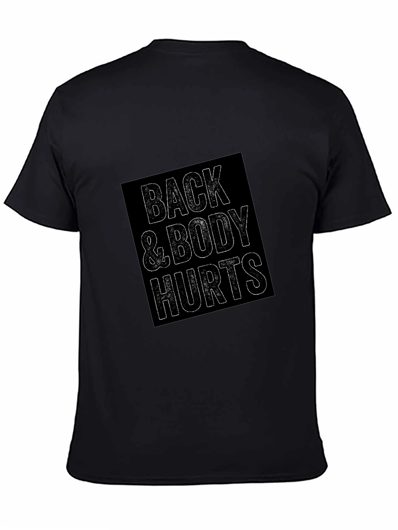 Back & Body Hurts Graphic Tee - Black