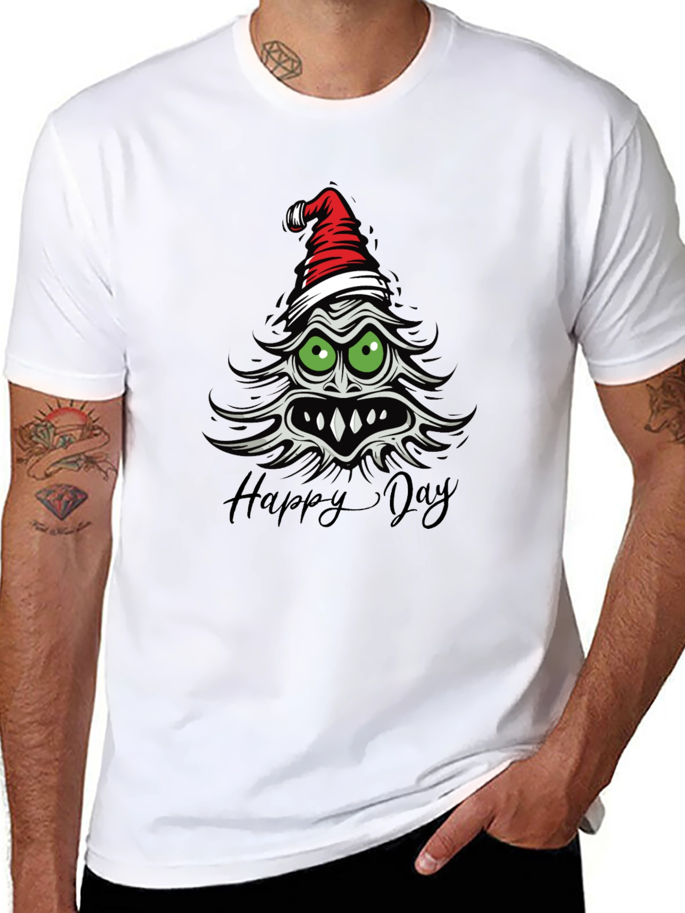 Grinch Happy Day Christmas T-Shirt