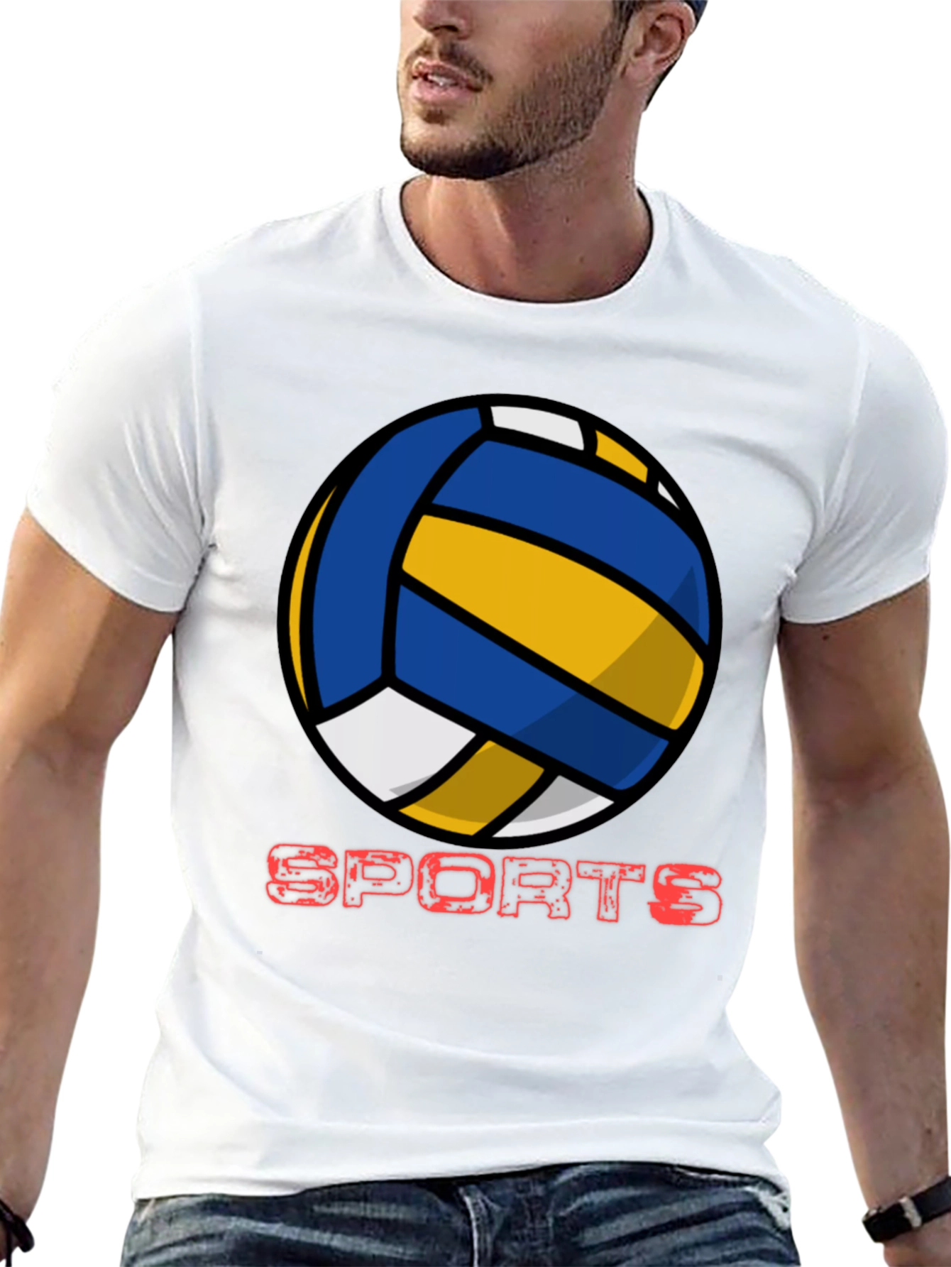 Volleyball Sports Graphic T-Shirt