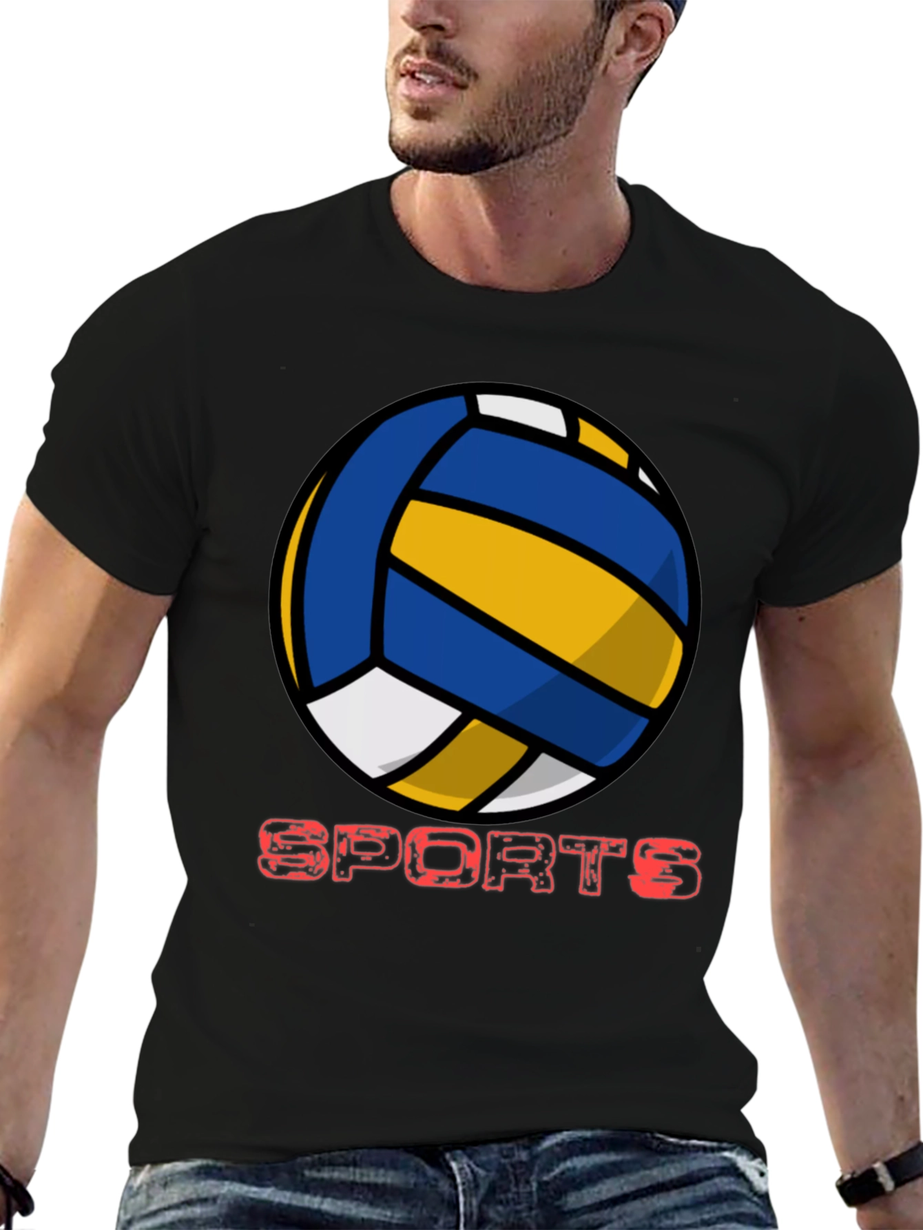 Volleyball Sports Graphic T-Shirt