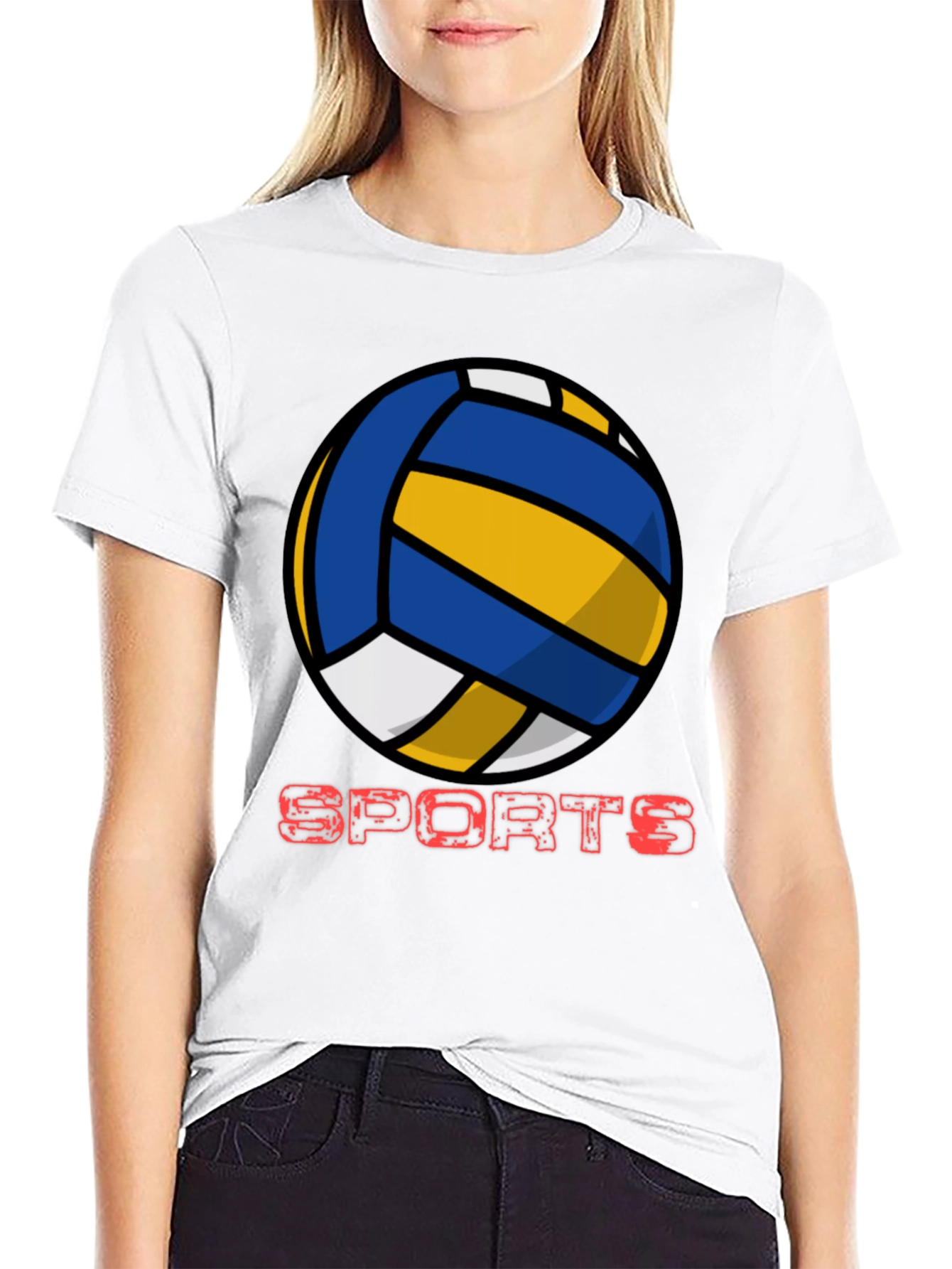 Volleyball Sports Graphic T-Shirt