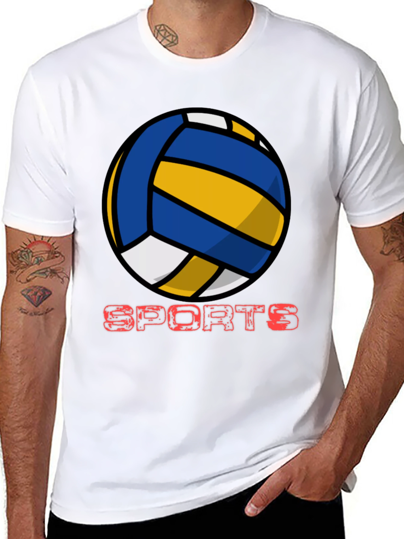 Volleyball Sports Graphic T-Shirt