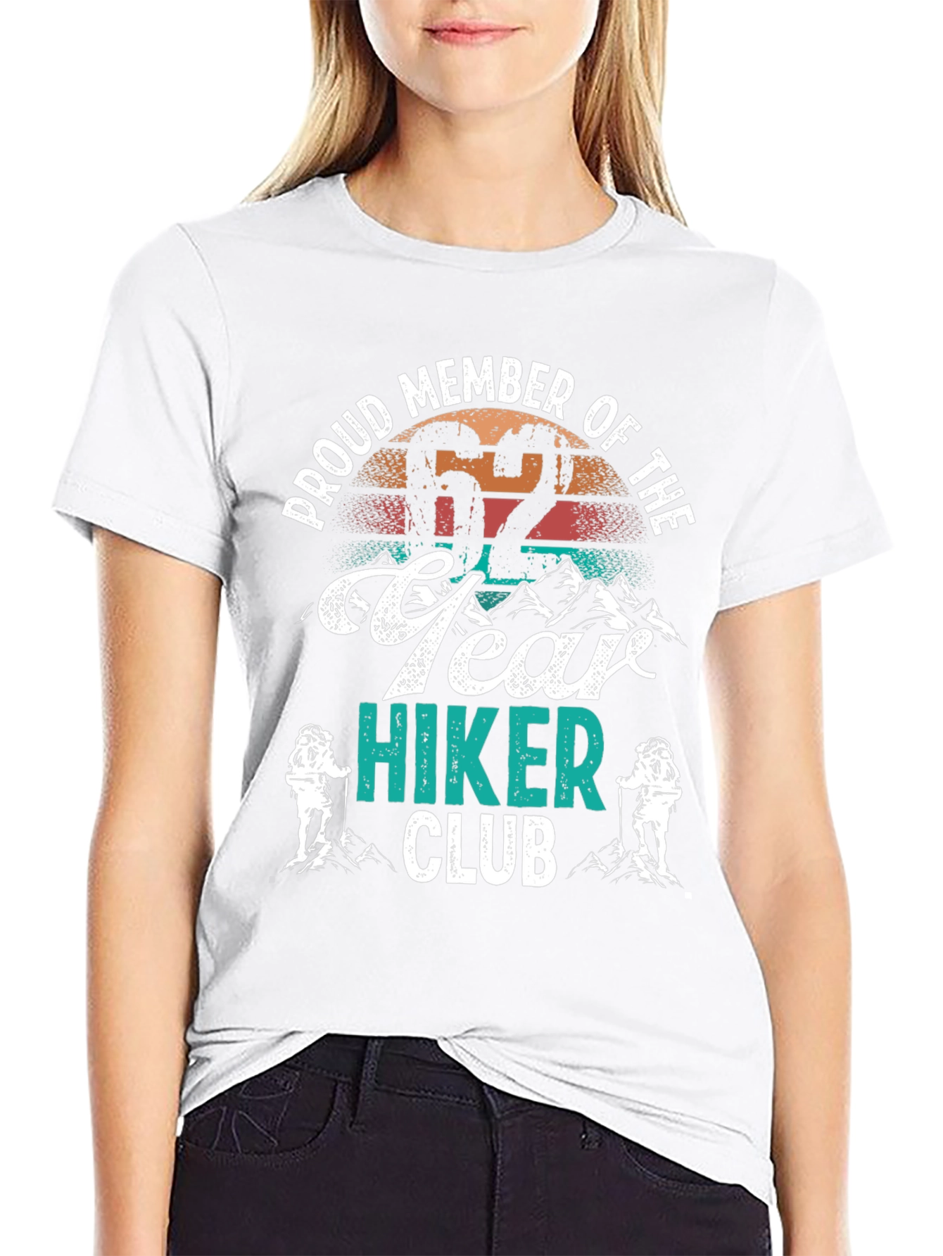 62 Year Hiker Club Graphic Tee