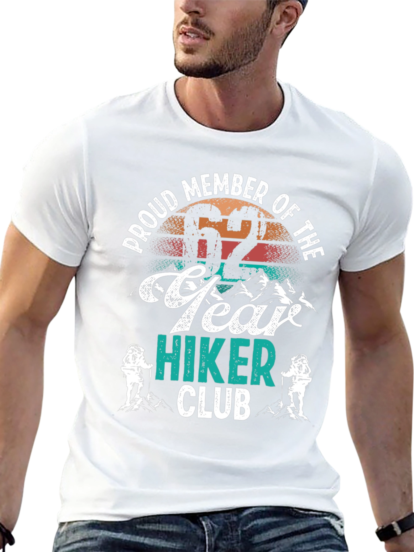 62 Year Hiker Club Graphic Tee