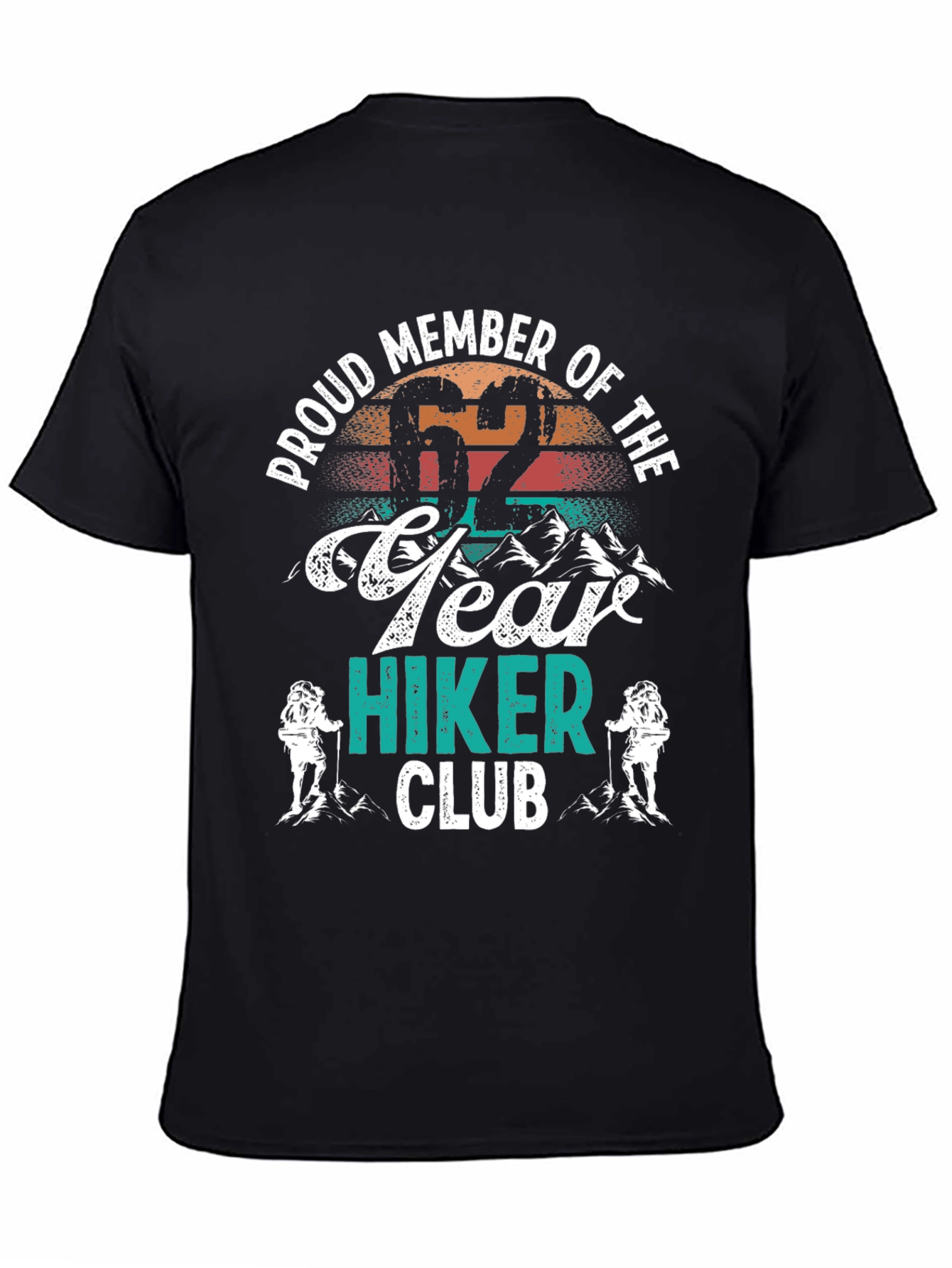 62 Year Hiker Club Graphic Tee