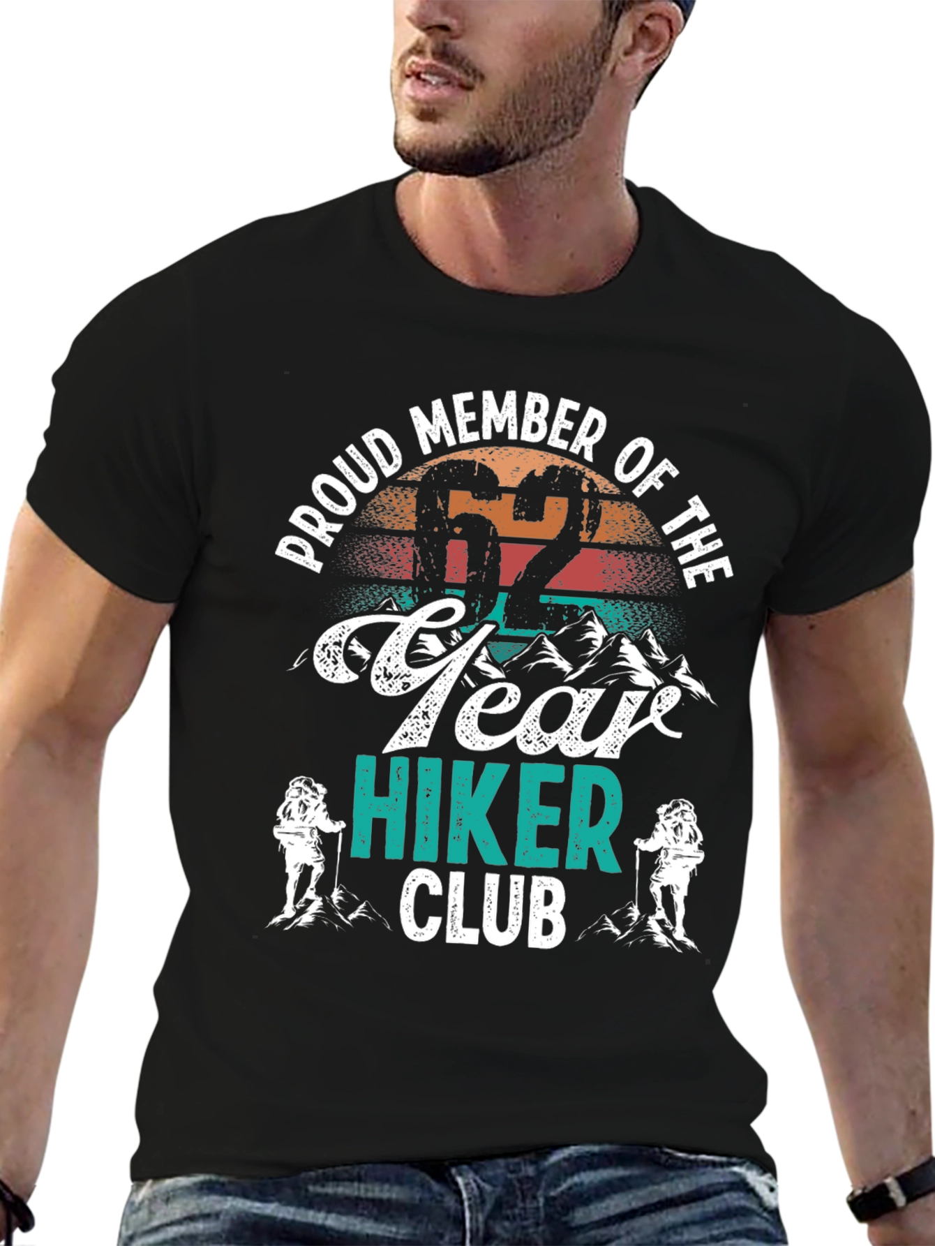 62 Year Hiker Club Graphic Tee