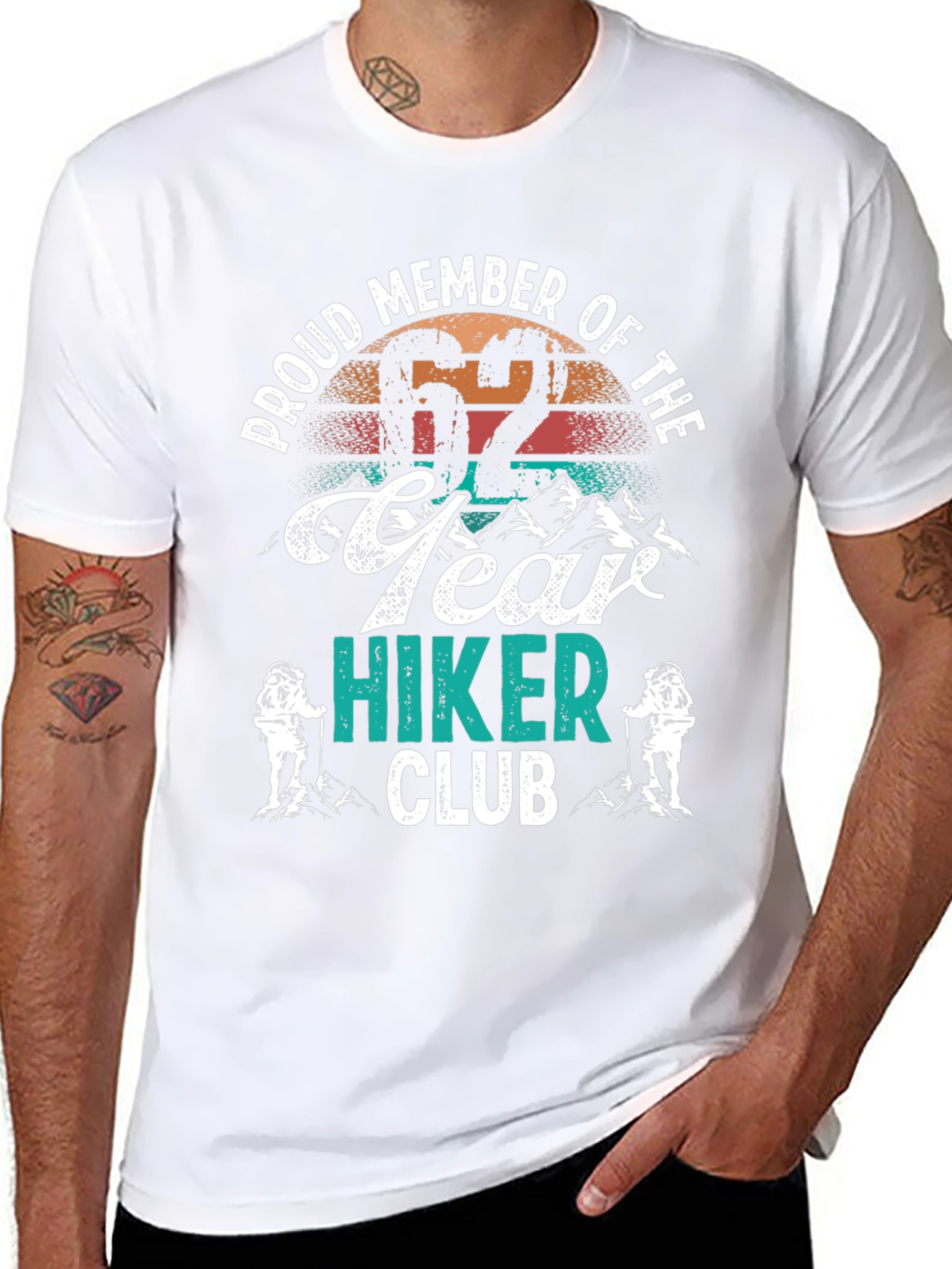 62 Year Hiker Club Graphic Tee